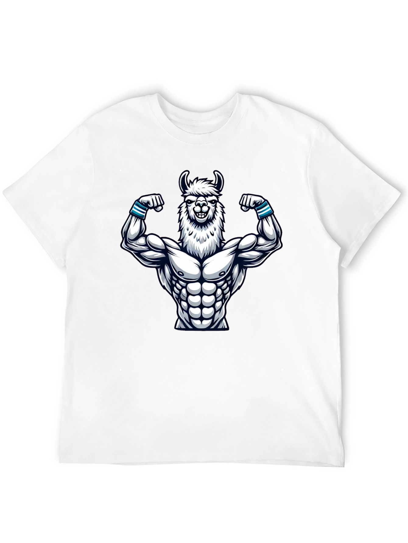 Llama Muscle T-Shirt - Funny Gym Workout Tee