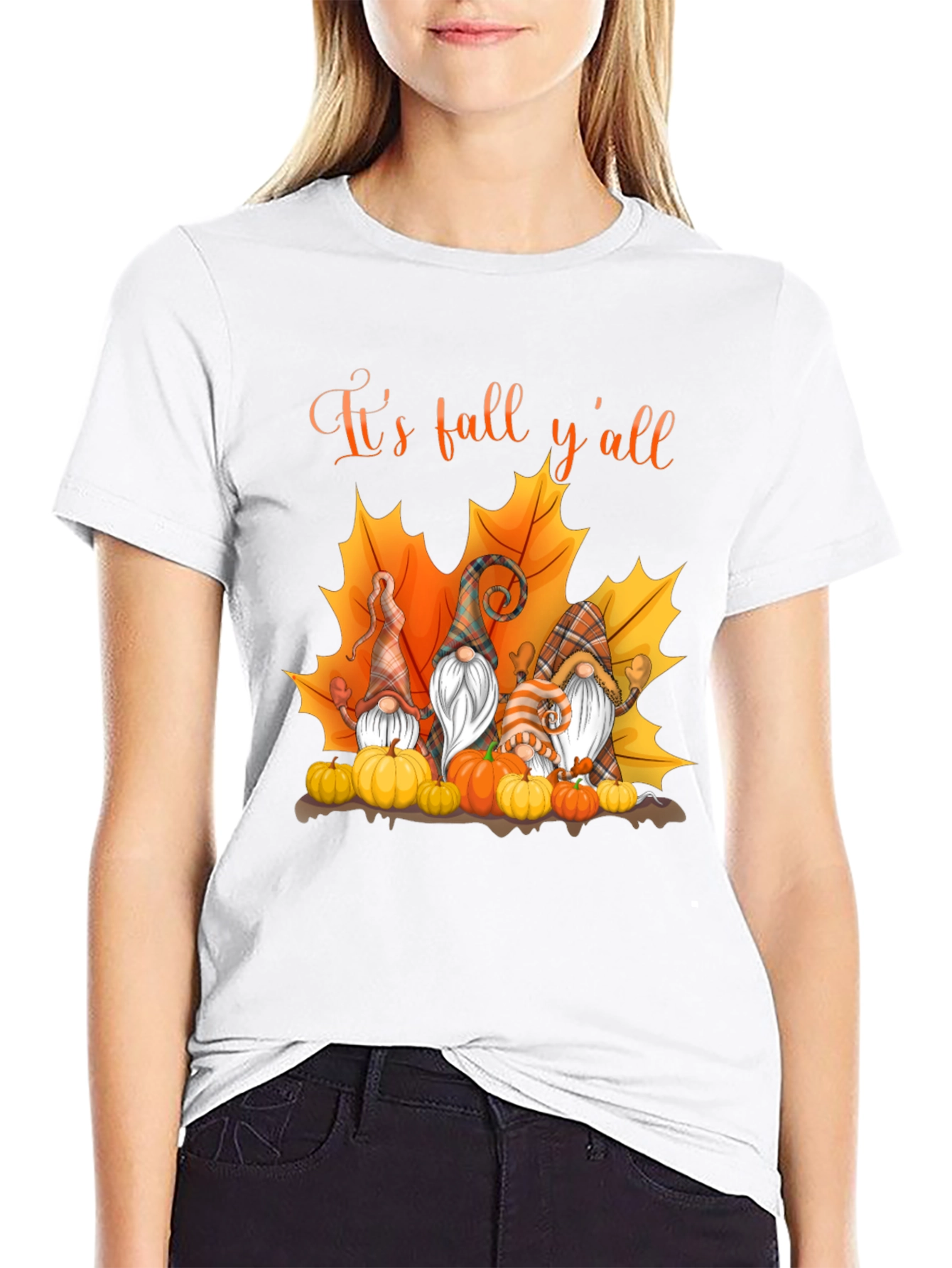 Its Fall Yall Gnome T-Shirt