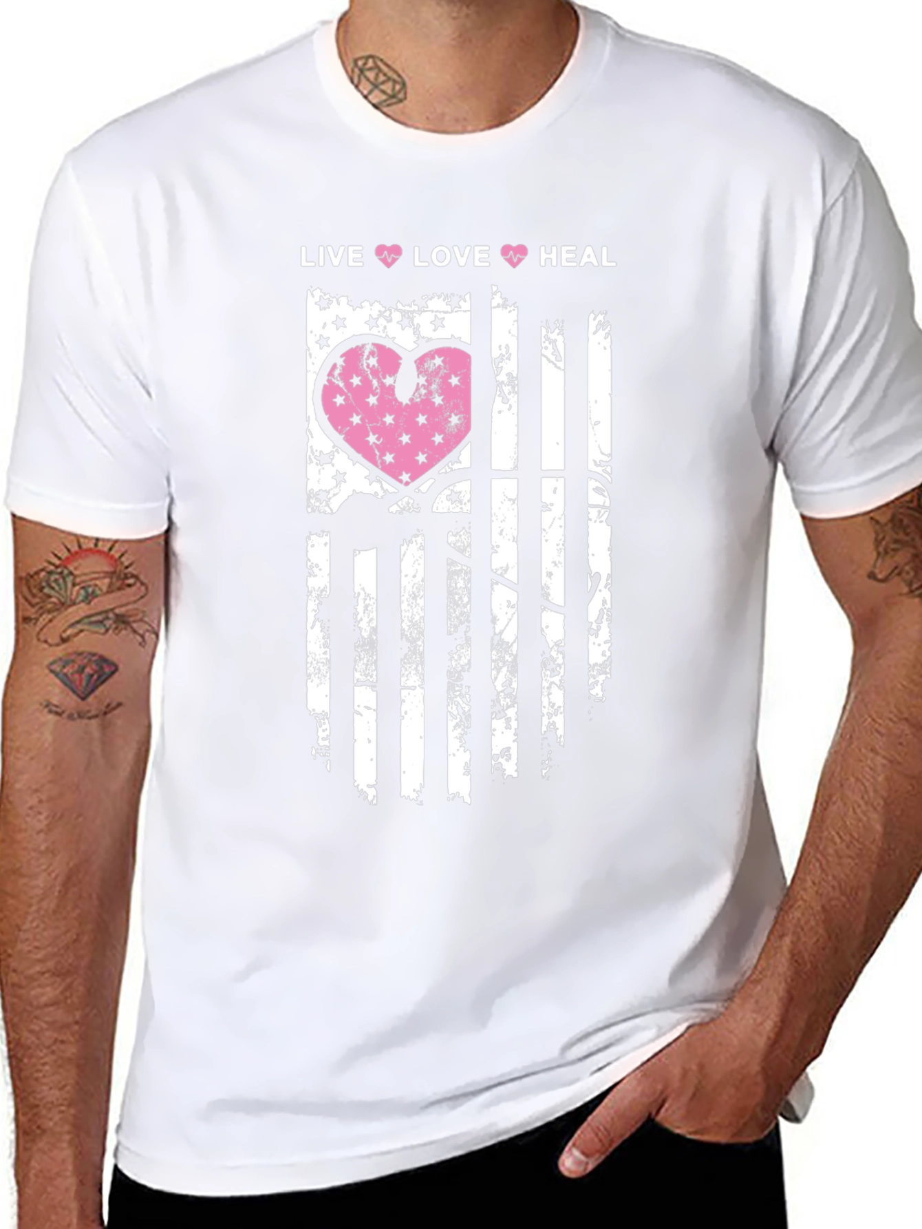 Live Love Heal Graphic T-Shirt