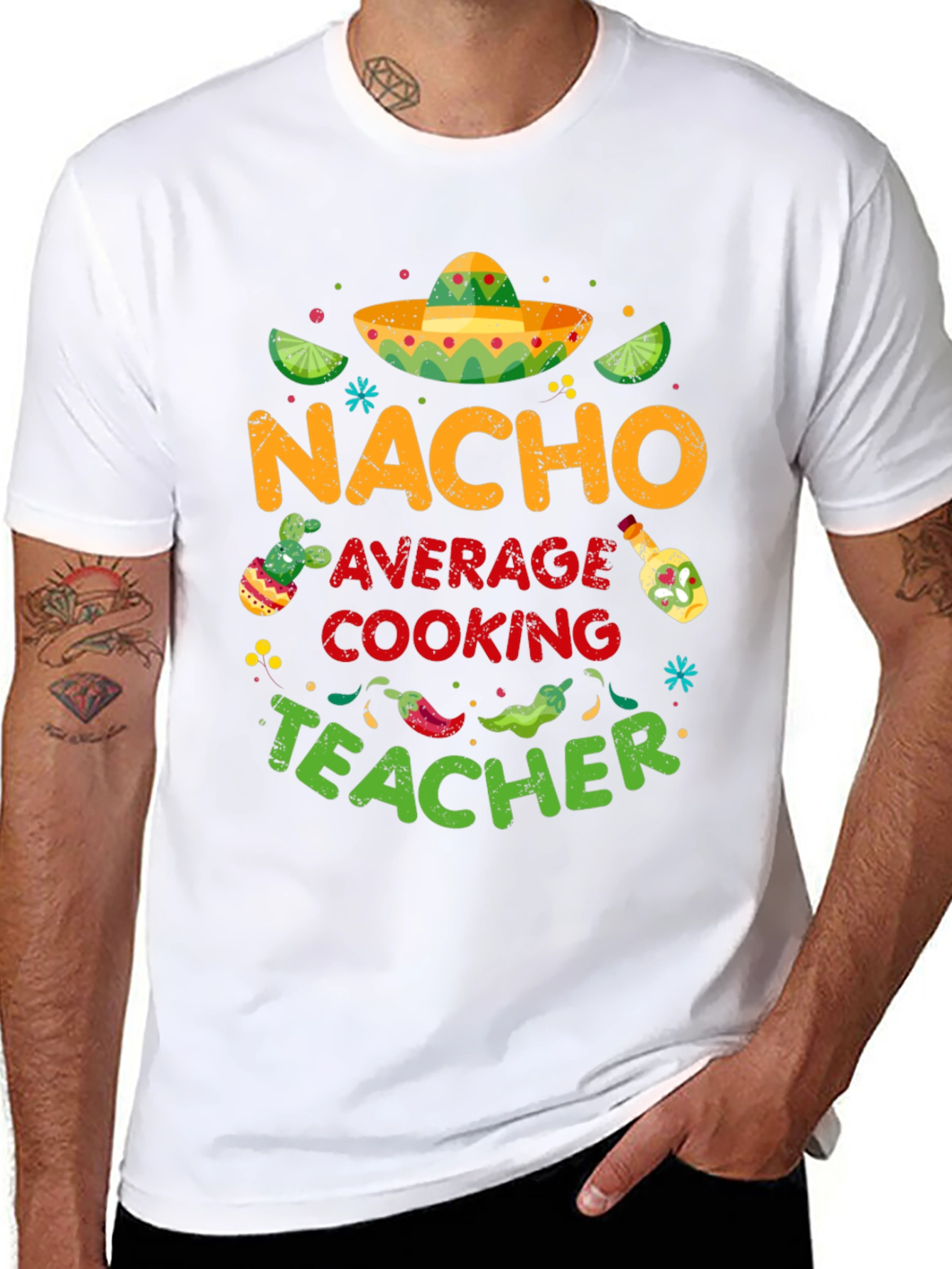 Nacho Average Cooking Teacher T-Shirt