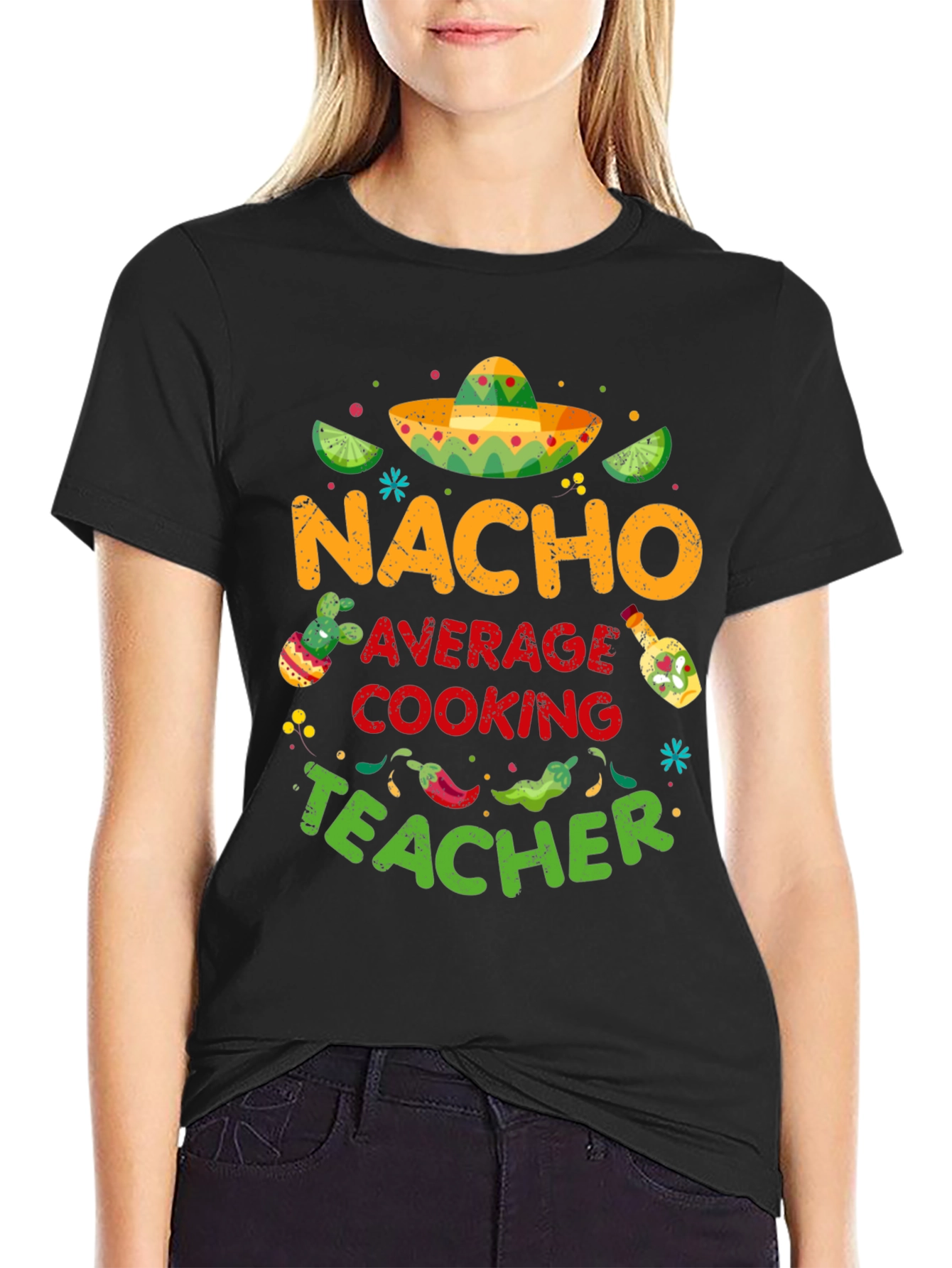 Nacho Average Cooking Teacher T-Shirt
