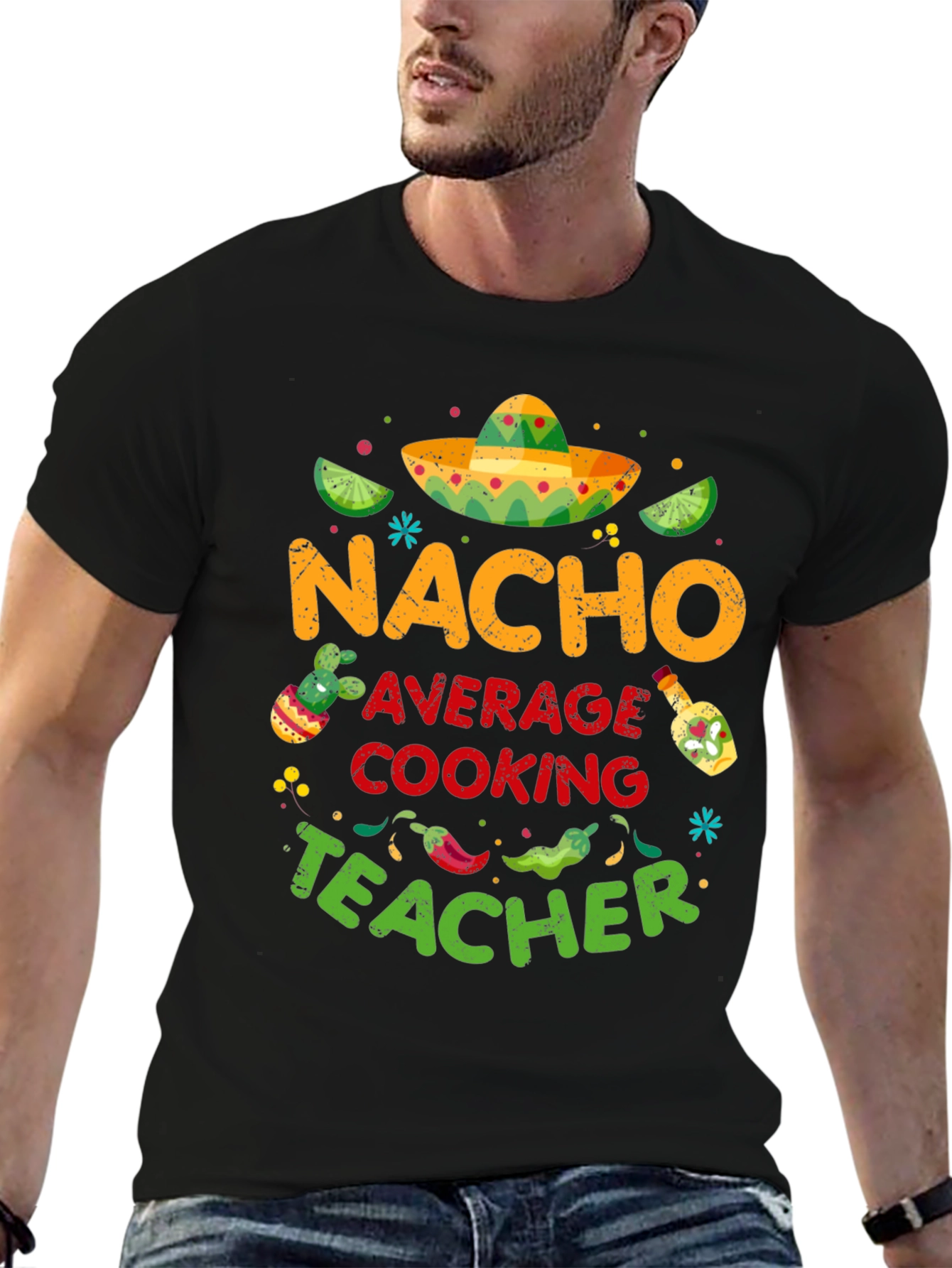 Nacho Average Cooking Teacher T-Shirt