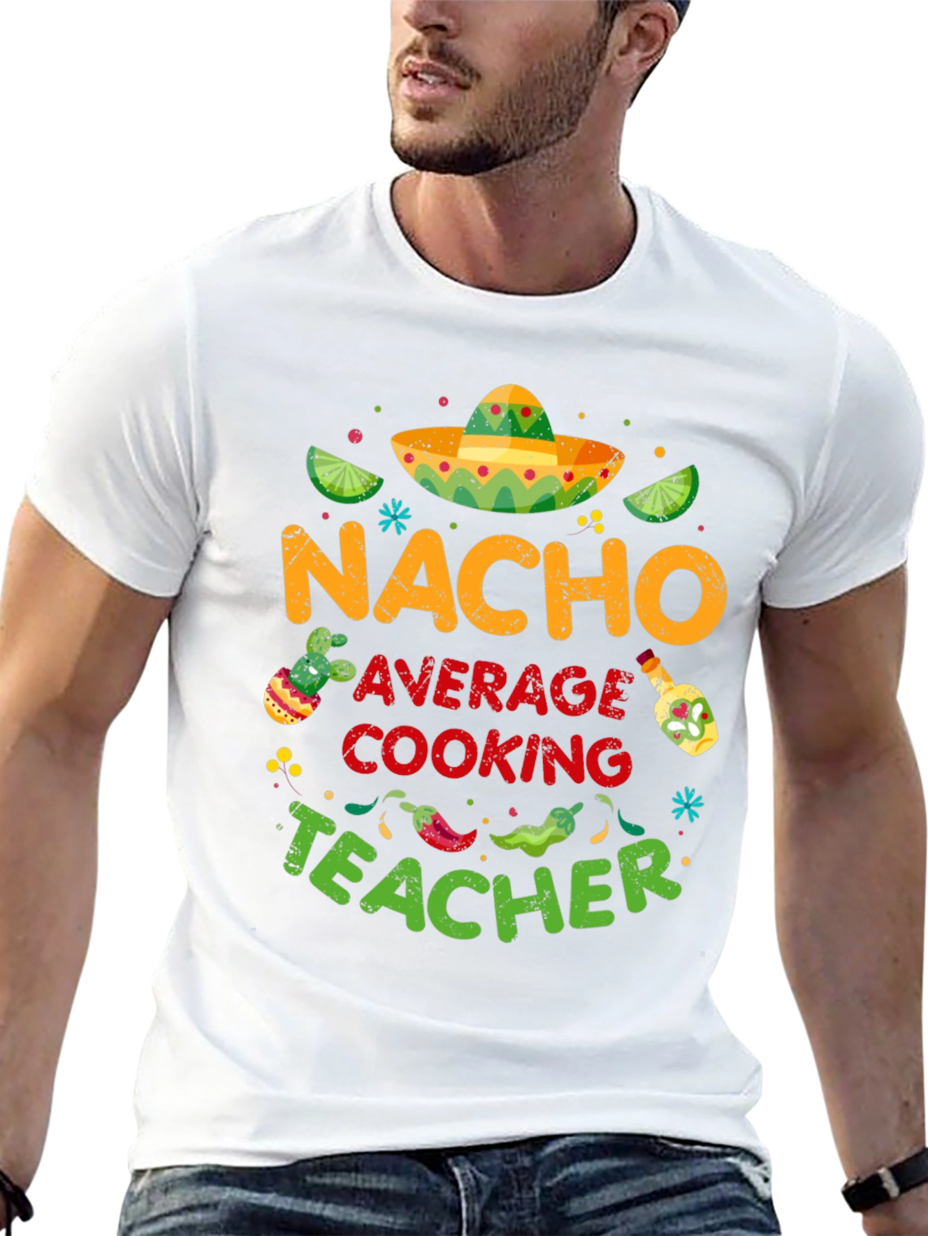 Nacho Average Cooking Teacher T-Shirt