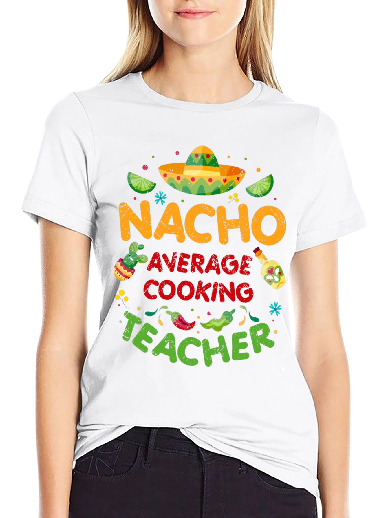 Nacho Average Cooking Teacher T-Shirt
