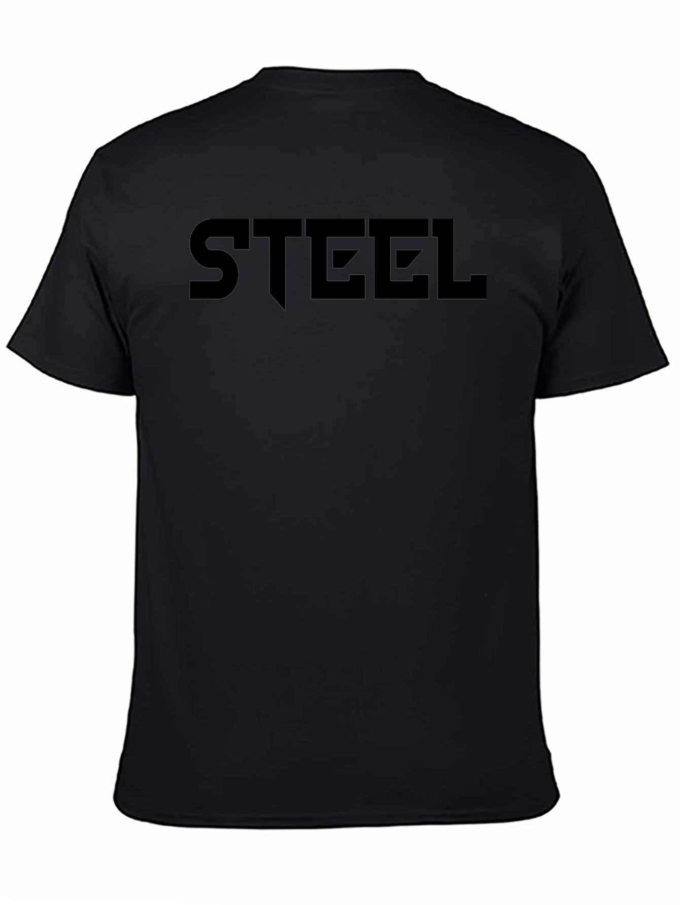 STEEL Graphic Tee - Mens Black T-Shirt