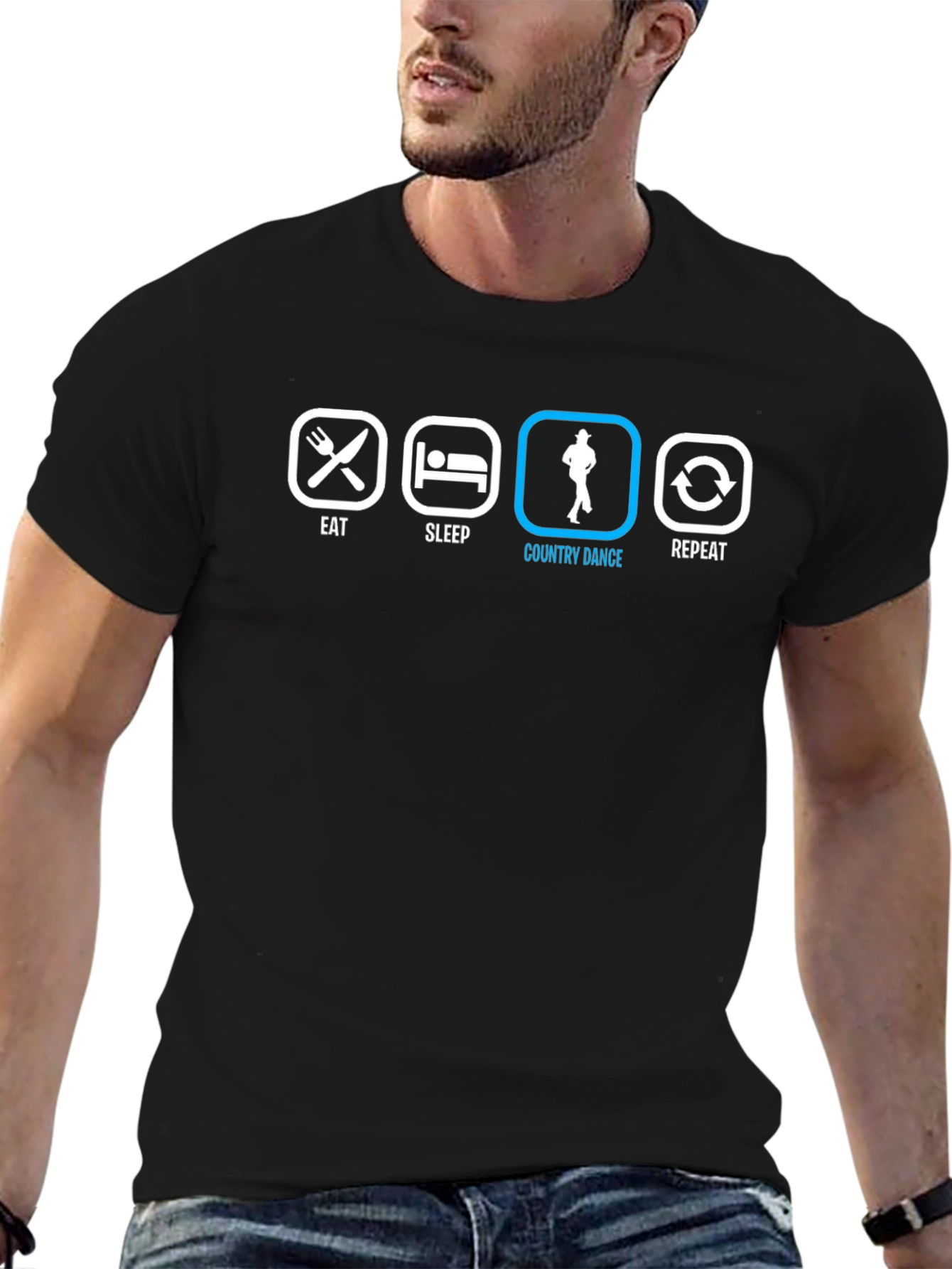 Eat Sleep Country Dance Repeat T-Shirt