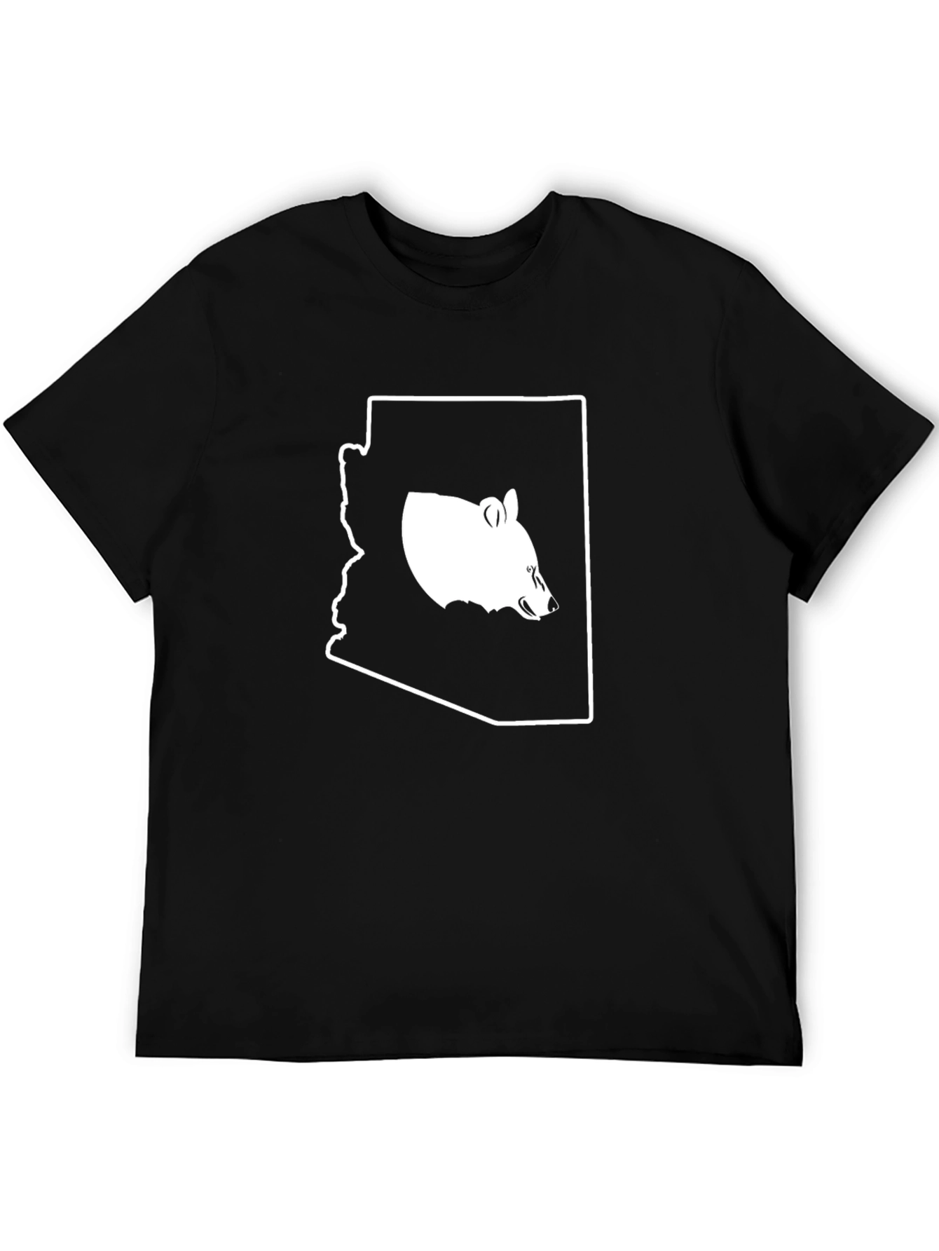 Arizona Bear Graphic T-Shirt - Black Cotton Tee