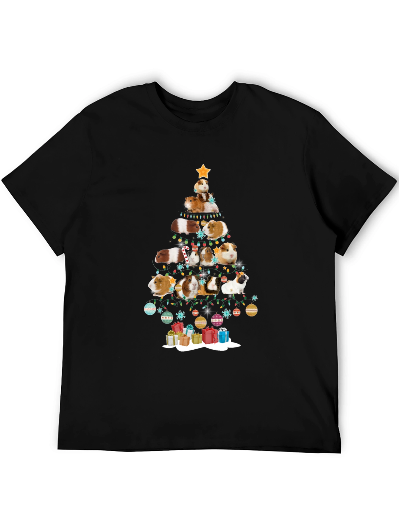 Guinea Pig Christmas Tree T-Shirt