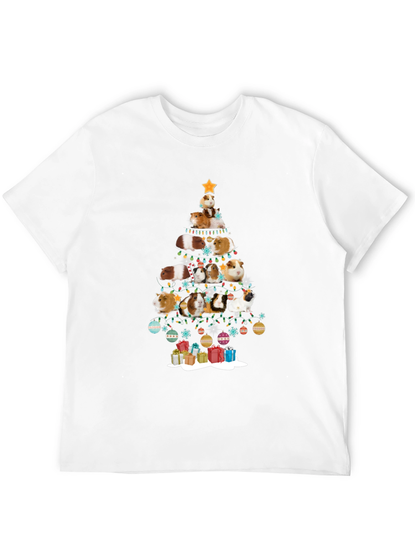 Guinea Pig Christmas Tree T-Shirt