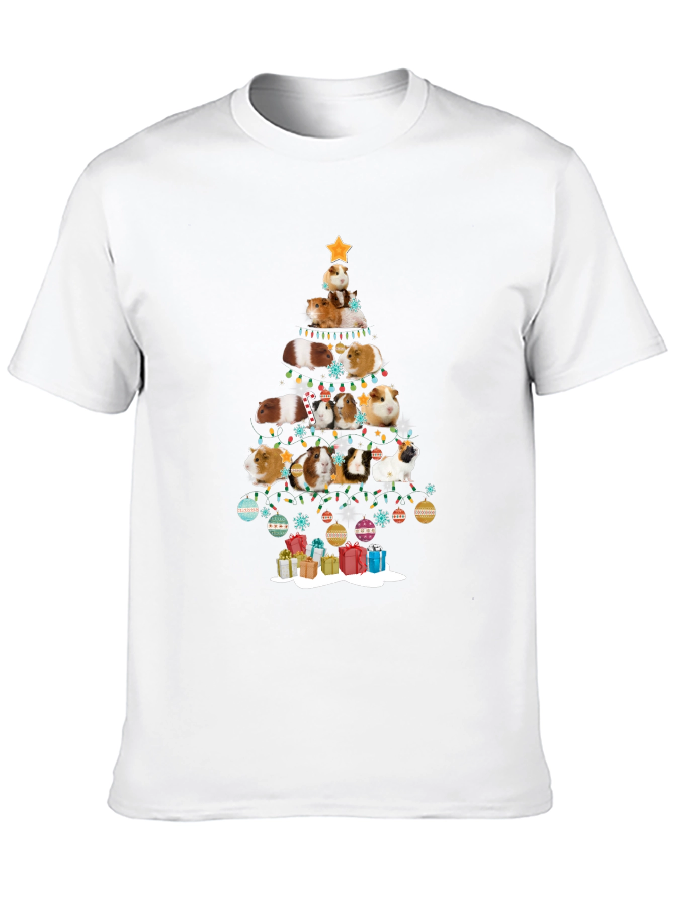 Guinea Pig Christmas Tree T-Shirt