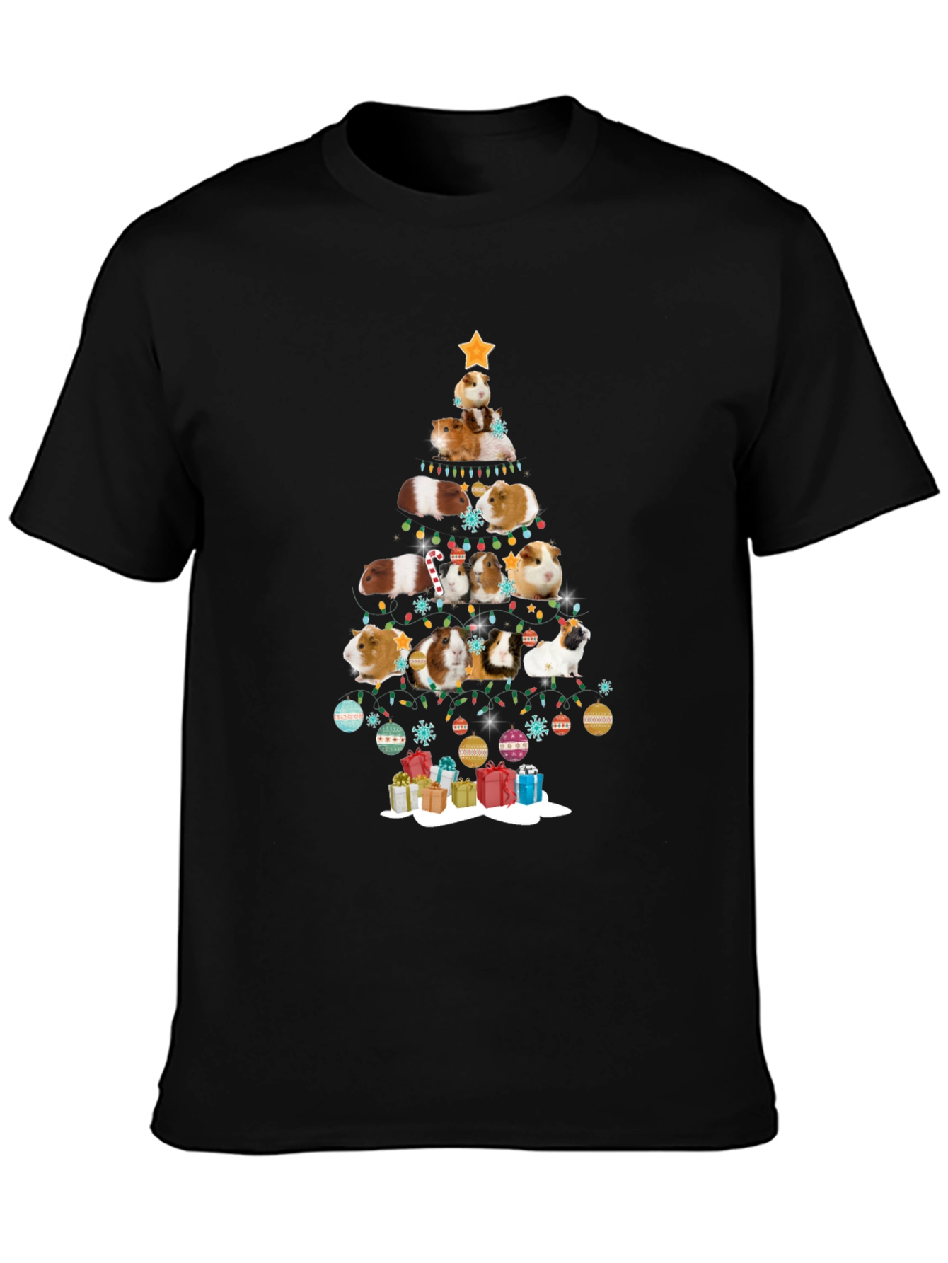 Guinea Pig Christmas Tree T-Shirt