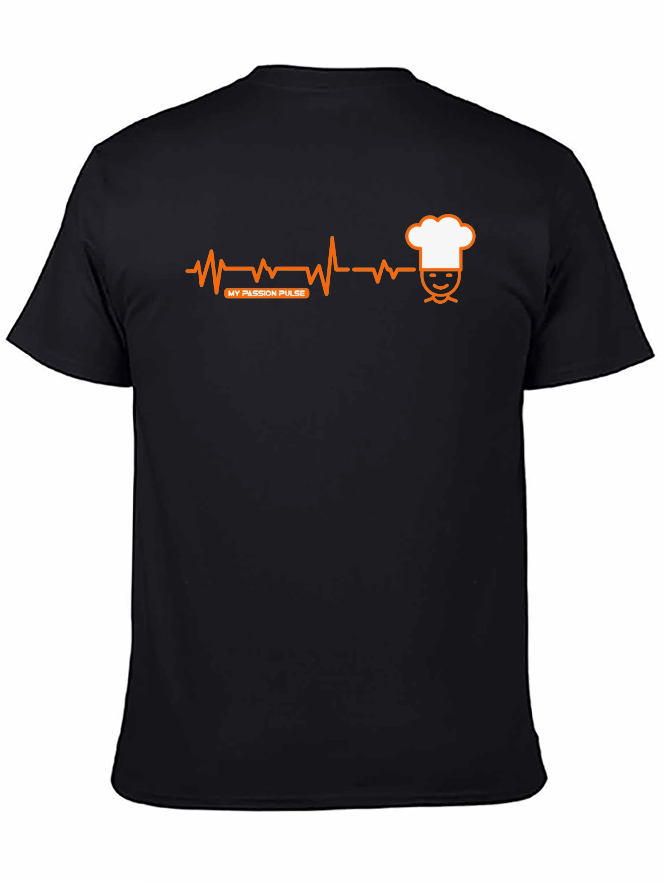 Chefs Passion Pulse T-Shirt - Black Crew Neck