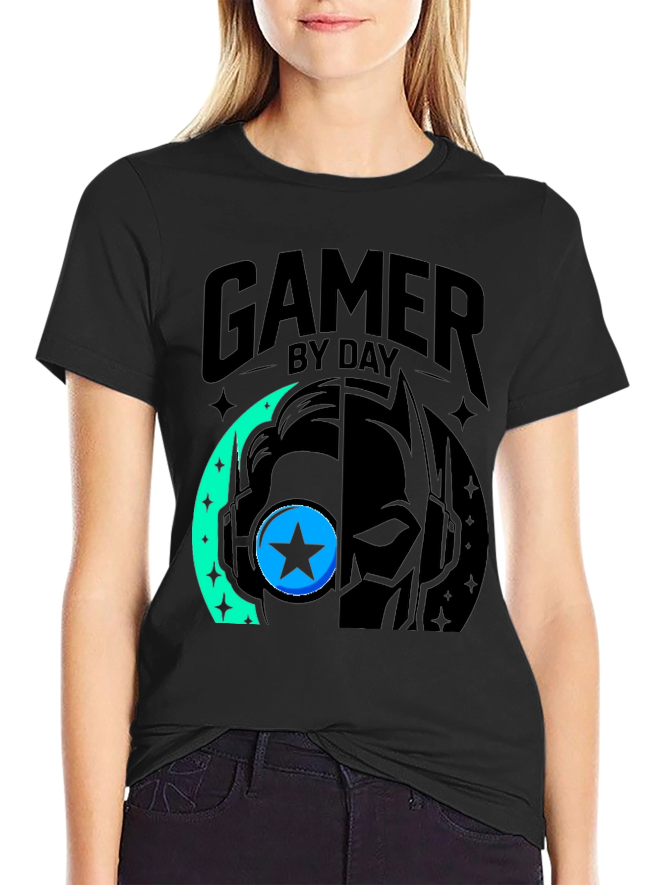 Gamer By Day T-Shirt - Black