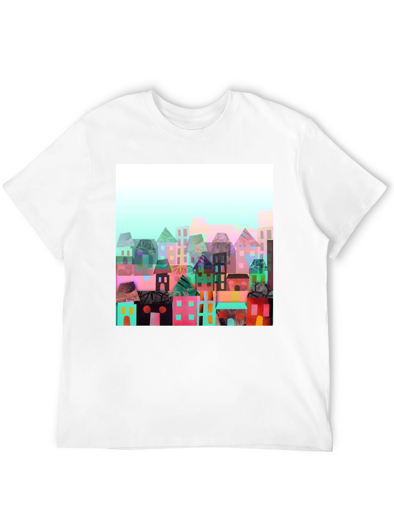 Abstract Cityscape Graphic Tee