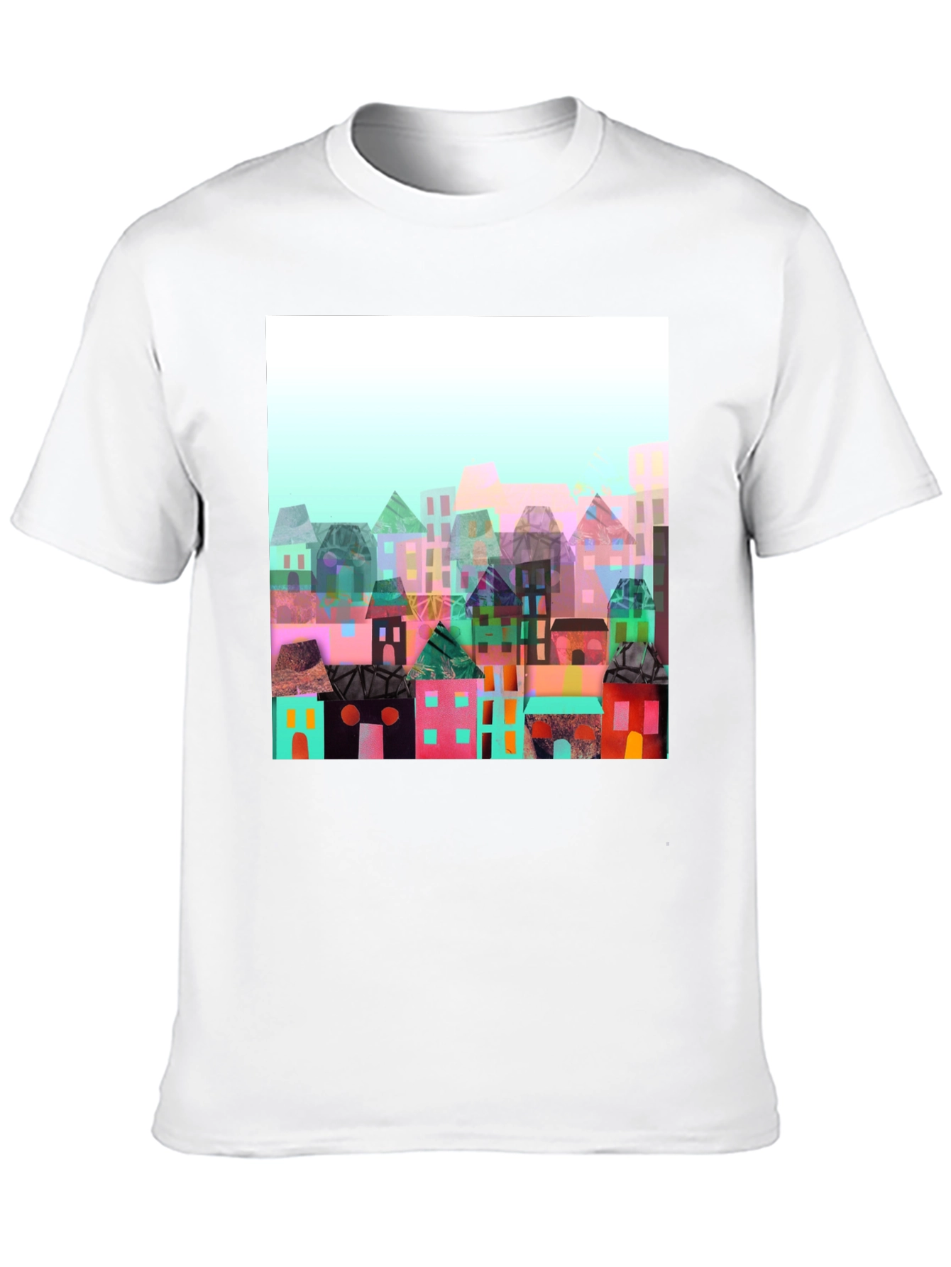 Abstract Cityscape Graphic Tee