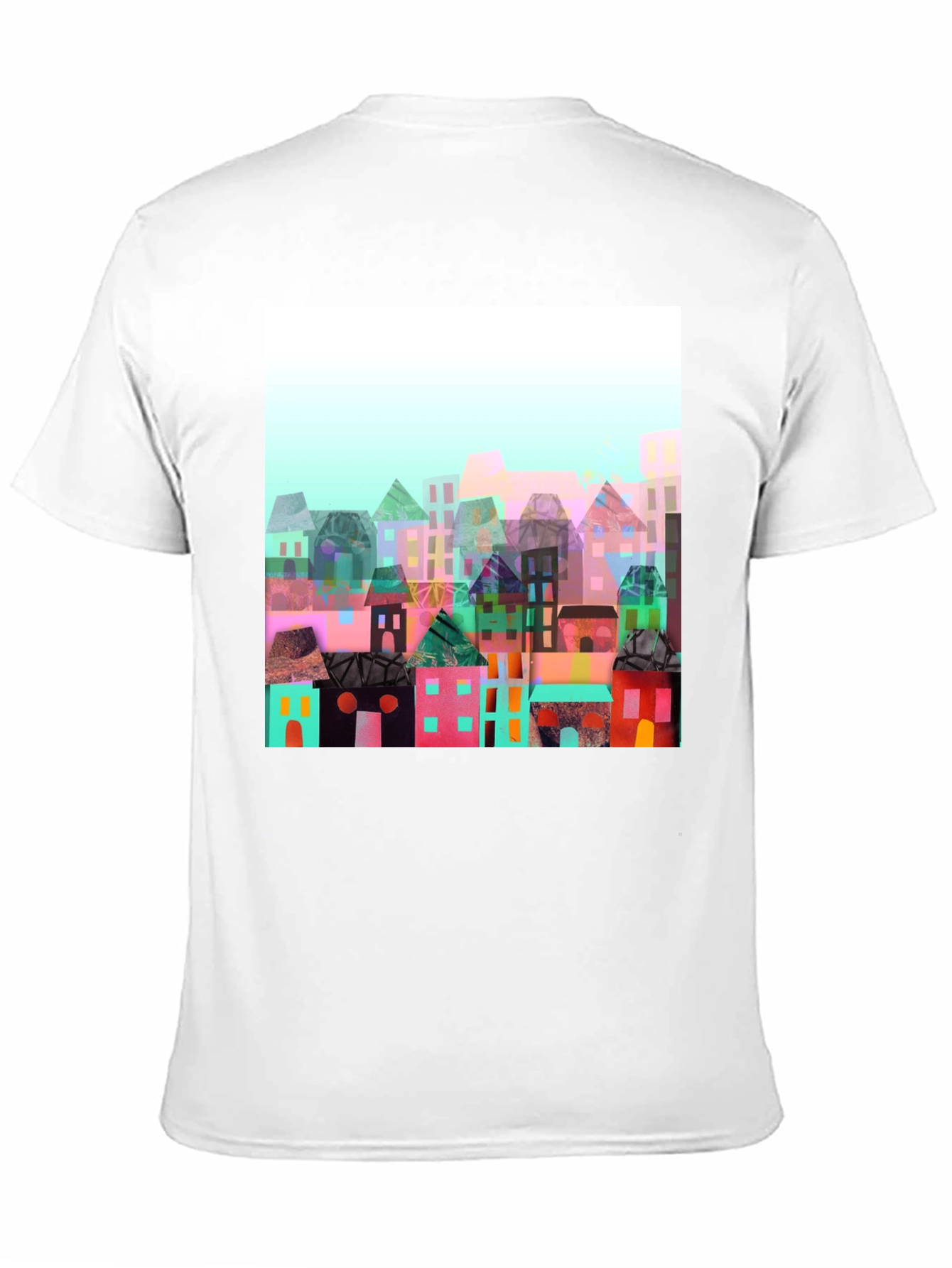 Abstract Cityscape Graphic Tee