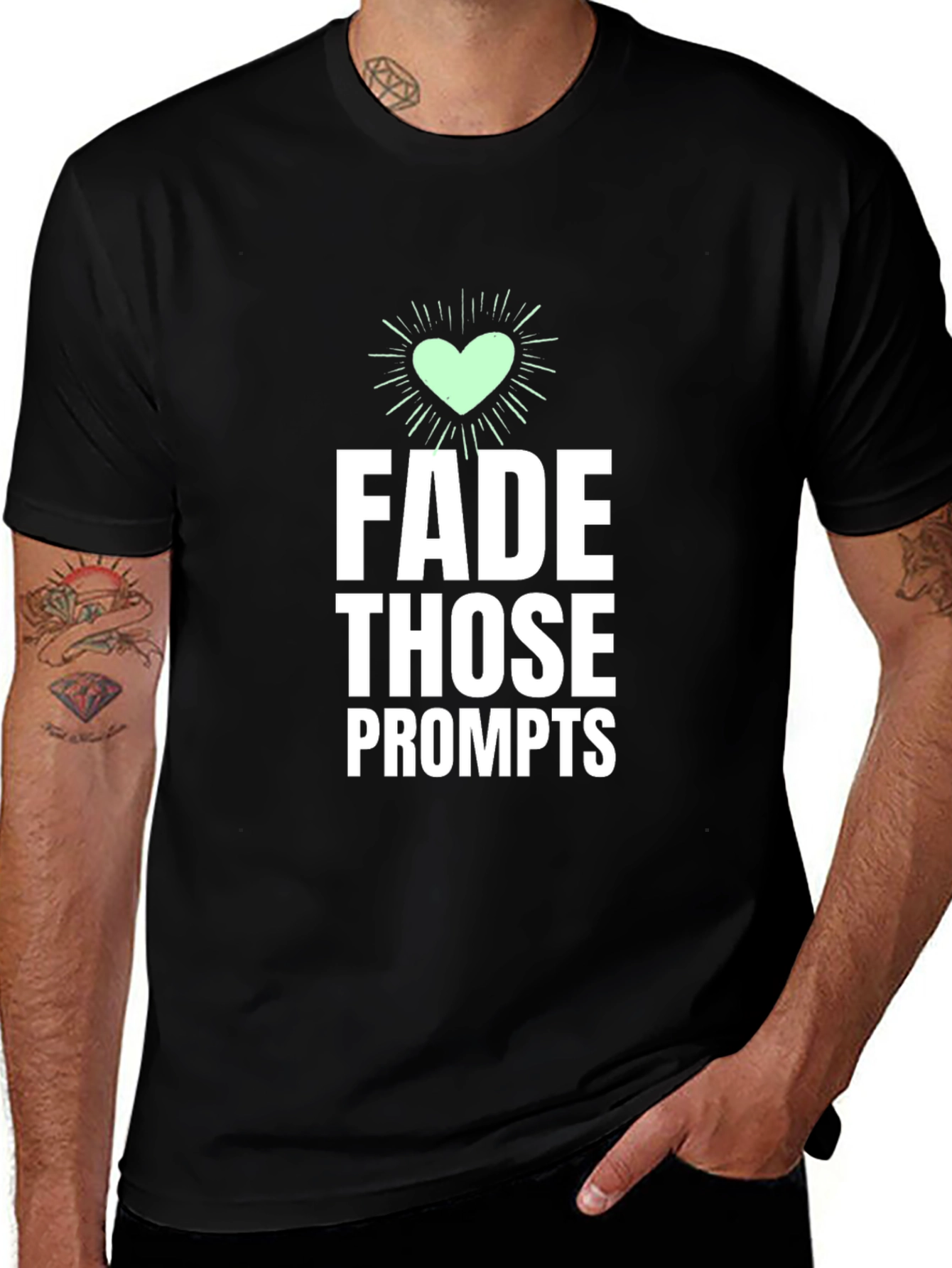 Fade Those Prompts Graphic Tee