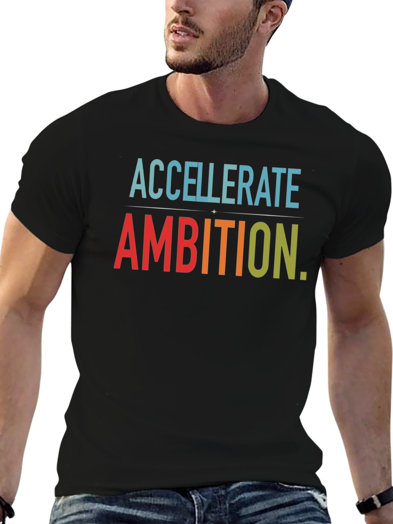 Accelerate Ambition Graphic Tee - Stylish Comfort