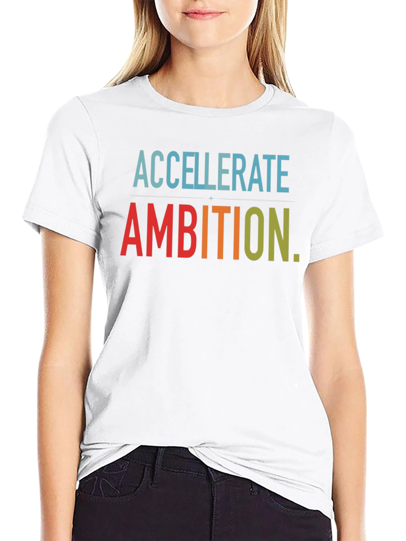 Accelerate Ambition Graphic Tee - Stylish Comfort