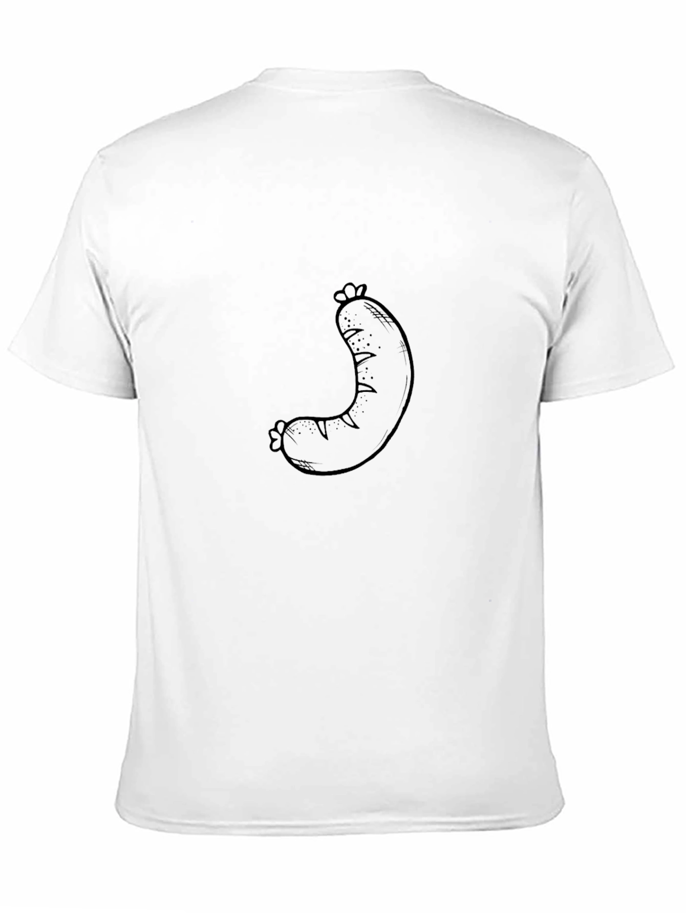 Sausage Graphic Black T-Shirt