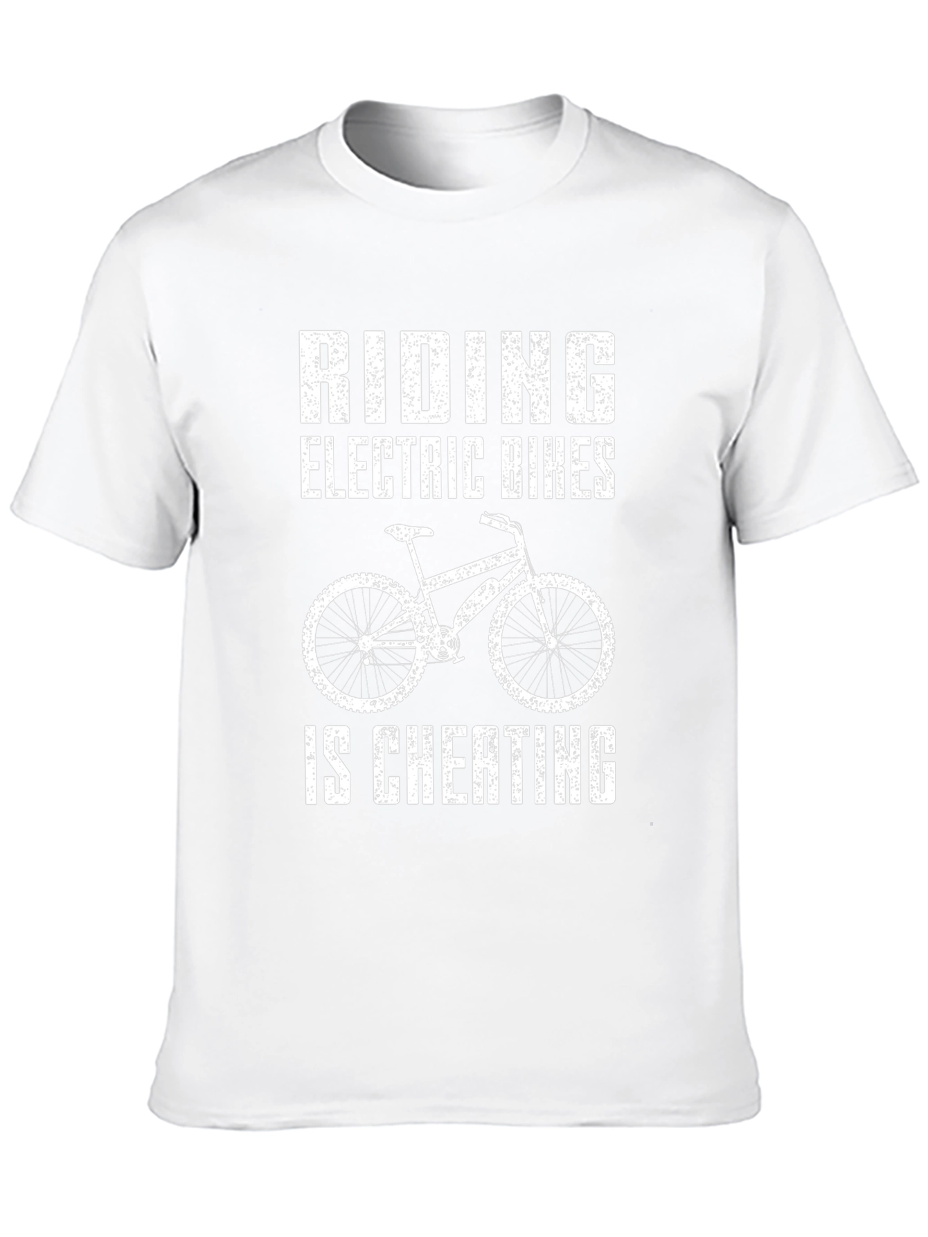 Electric Bike Cheating Tee -  Cycling Humor Shirt