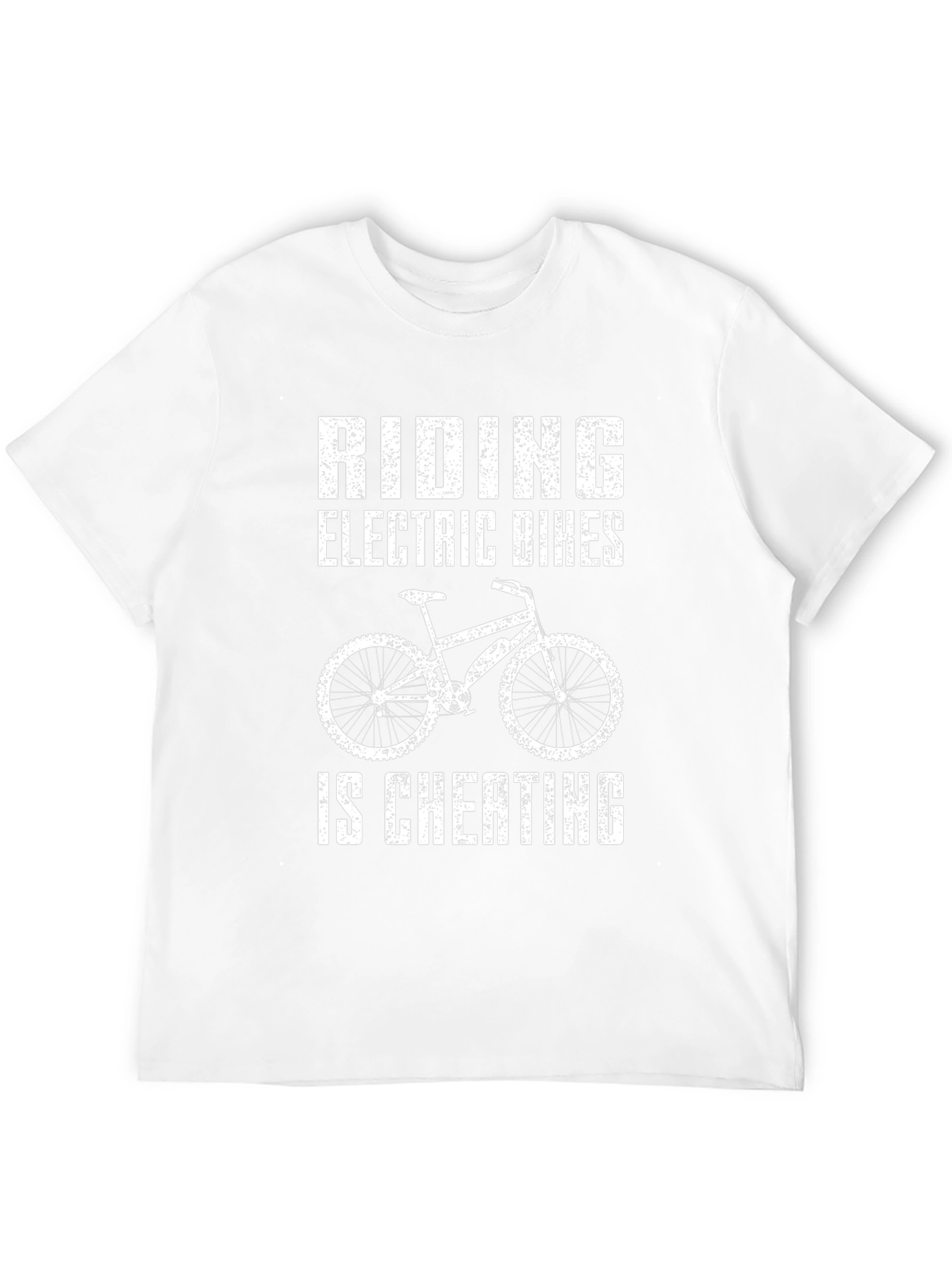 Electric Bike Cheating Tee -  Cycling Humor Shirt