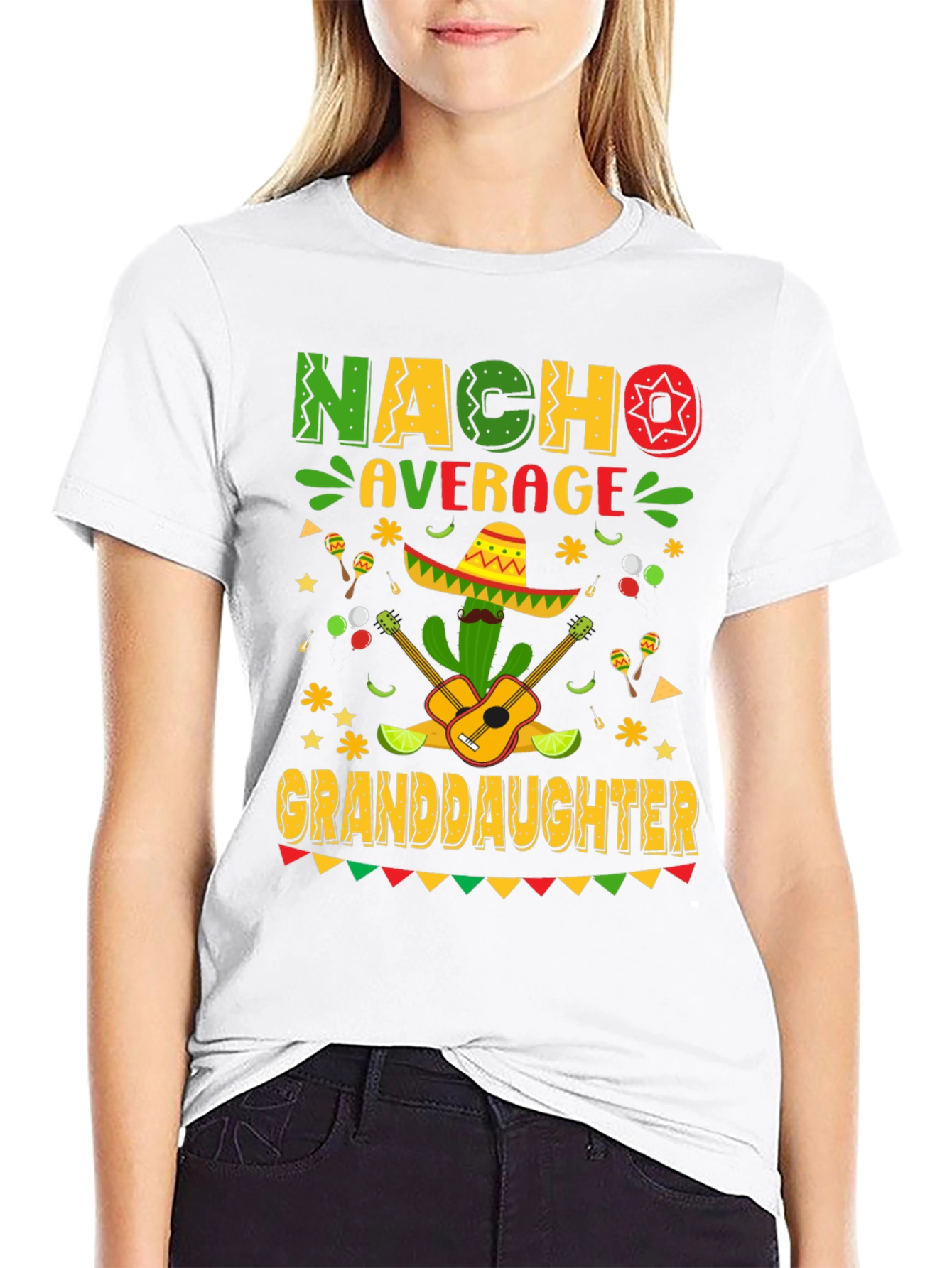 Nacho Average Granddaughter T-Shirt Cinco De Mayo