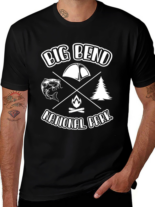 Big Bend National Park Black Graphic Tee