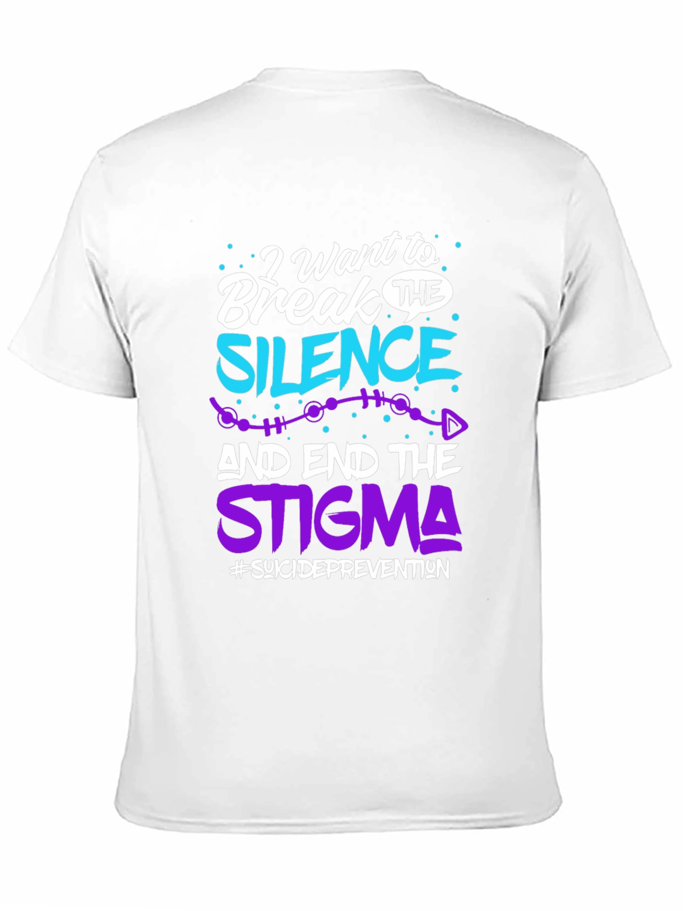 Break The Silence T-Shirt Suicide Prevention Awareness Tee
