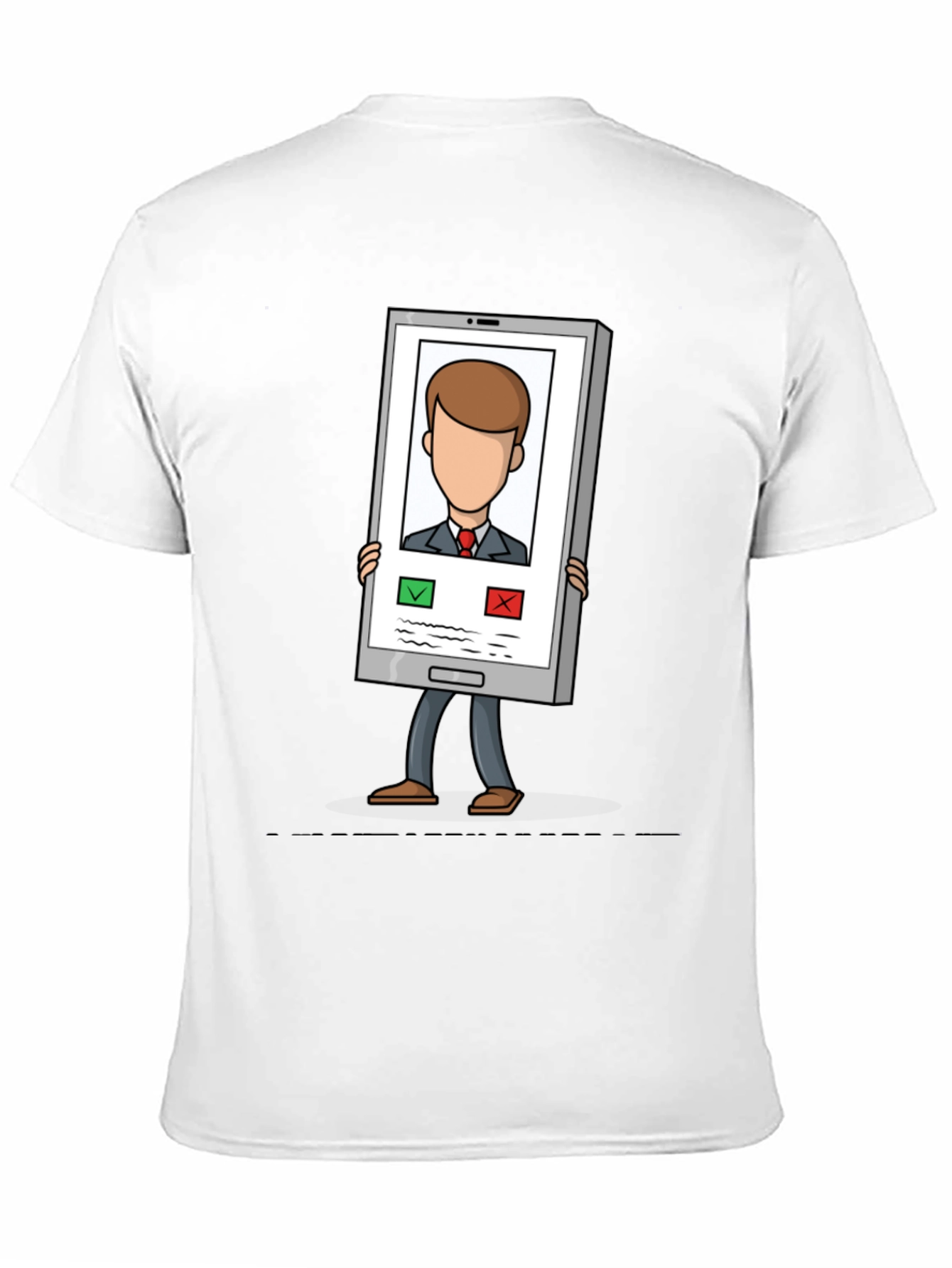 Funny Incoming Call T-Shirt - Trendy Cartoon Tee