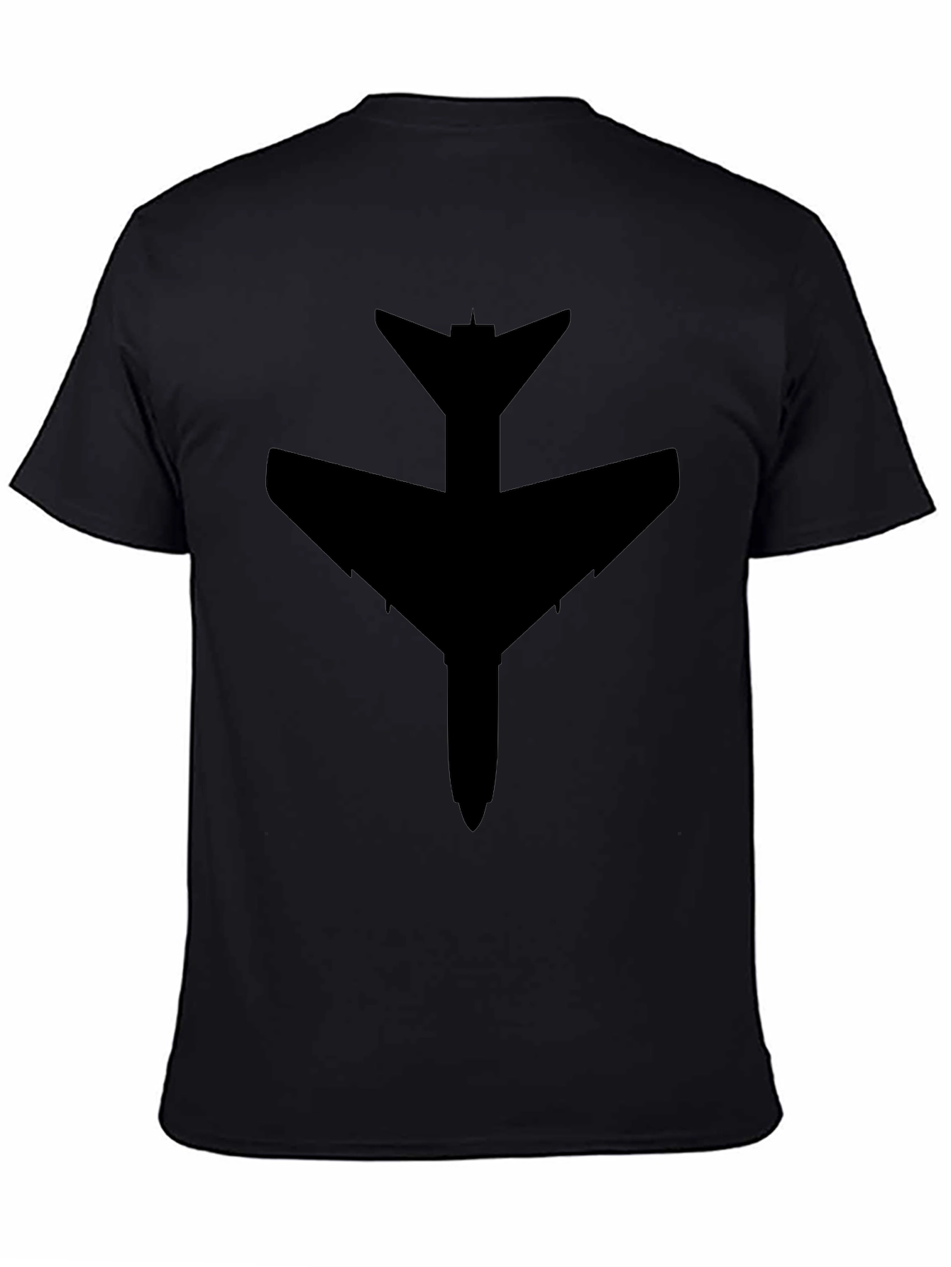 Jet Fighter Black Graphic Tee