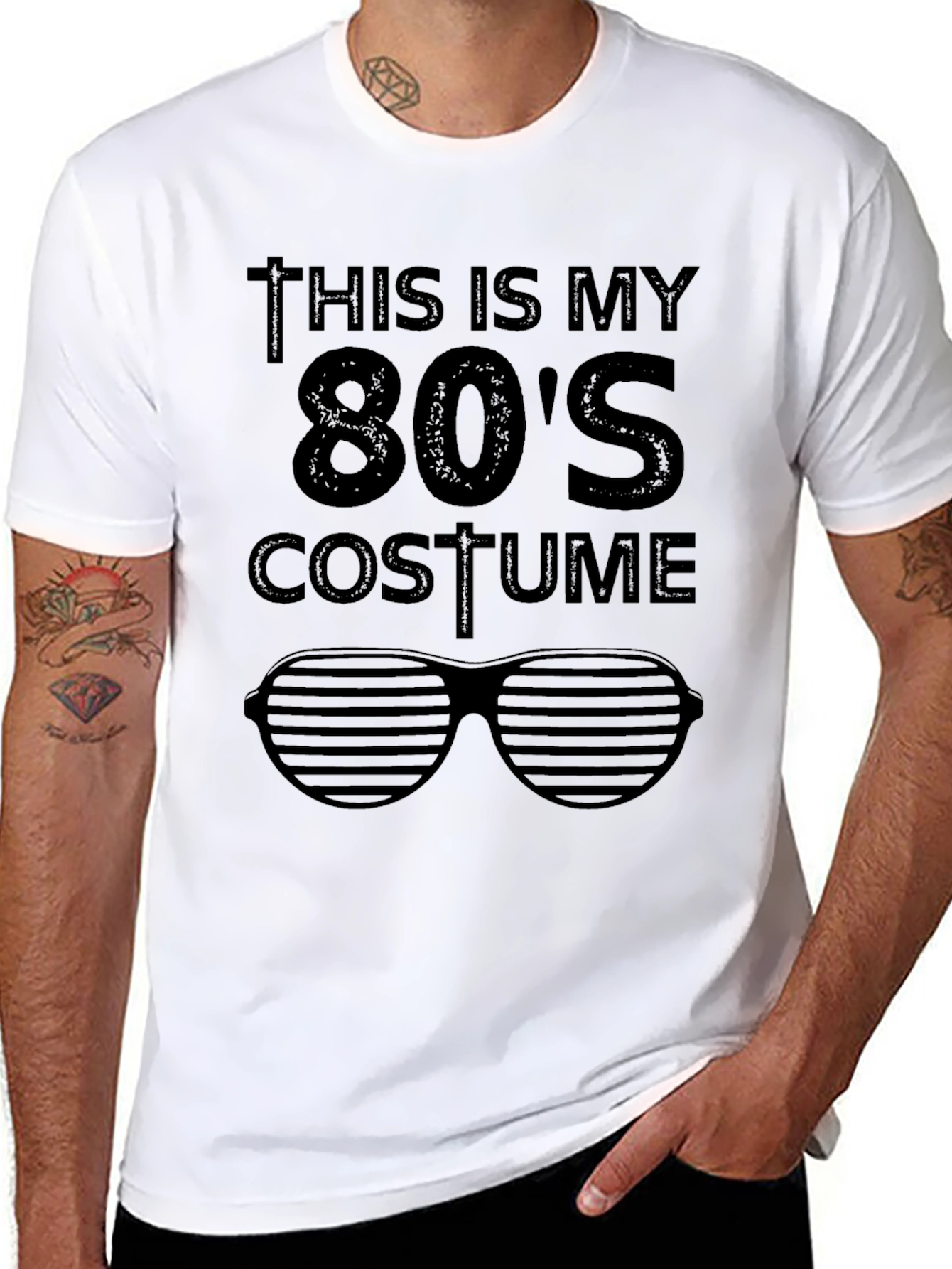 Retro 80s Costume T-Shirt - Funny Party Tee