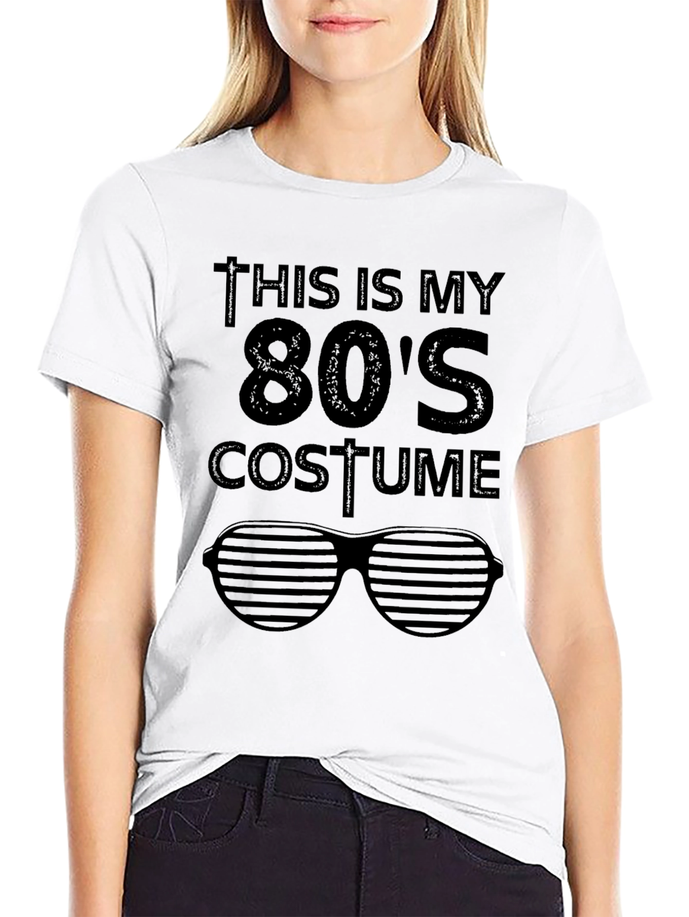 Retro 80s Costume T-Shirt - Funny Party Tee