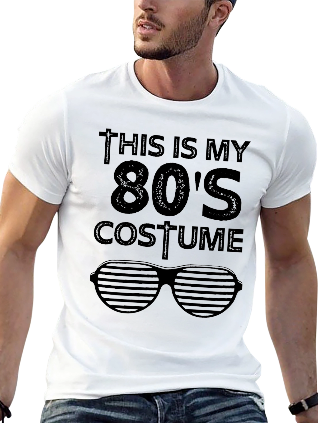 Retro 80s Costume T-Shirt - Funny Party Tee