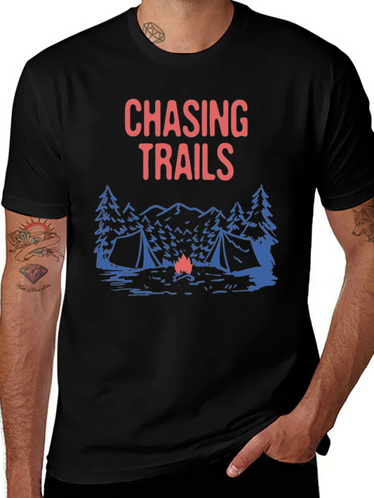 Chasing Trails Camping Graphic Tee - Adventure Ready!