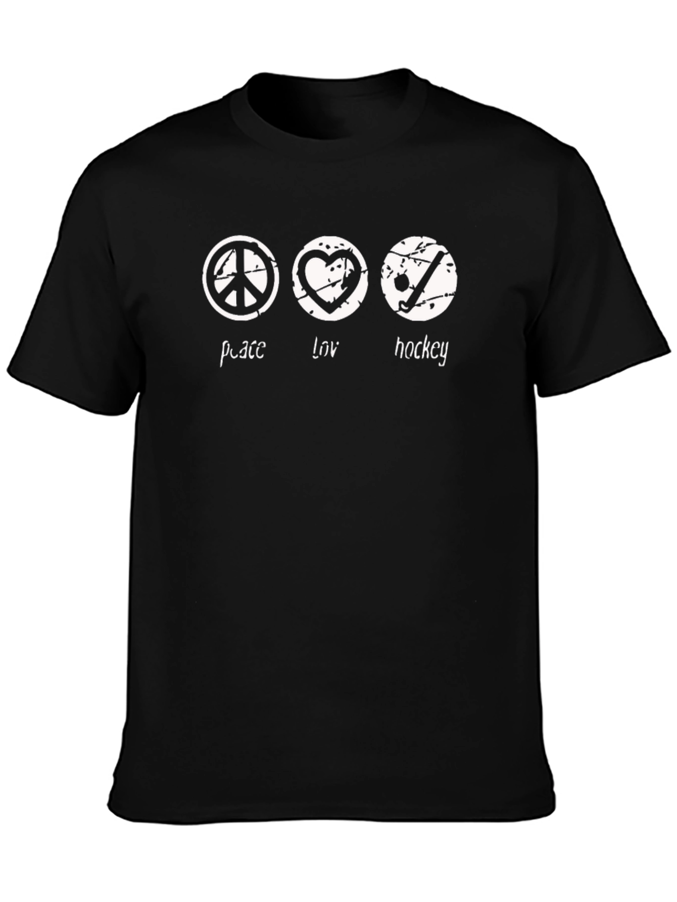 Peace Love Hockey T-Shirt