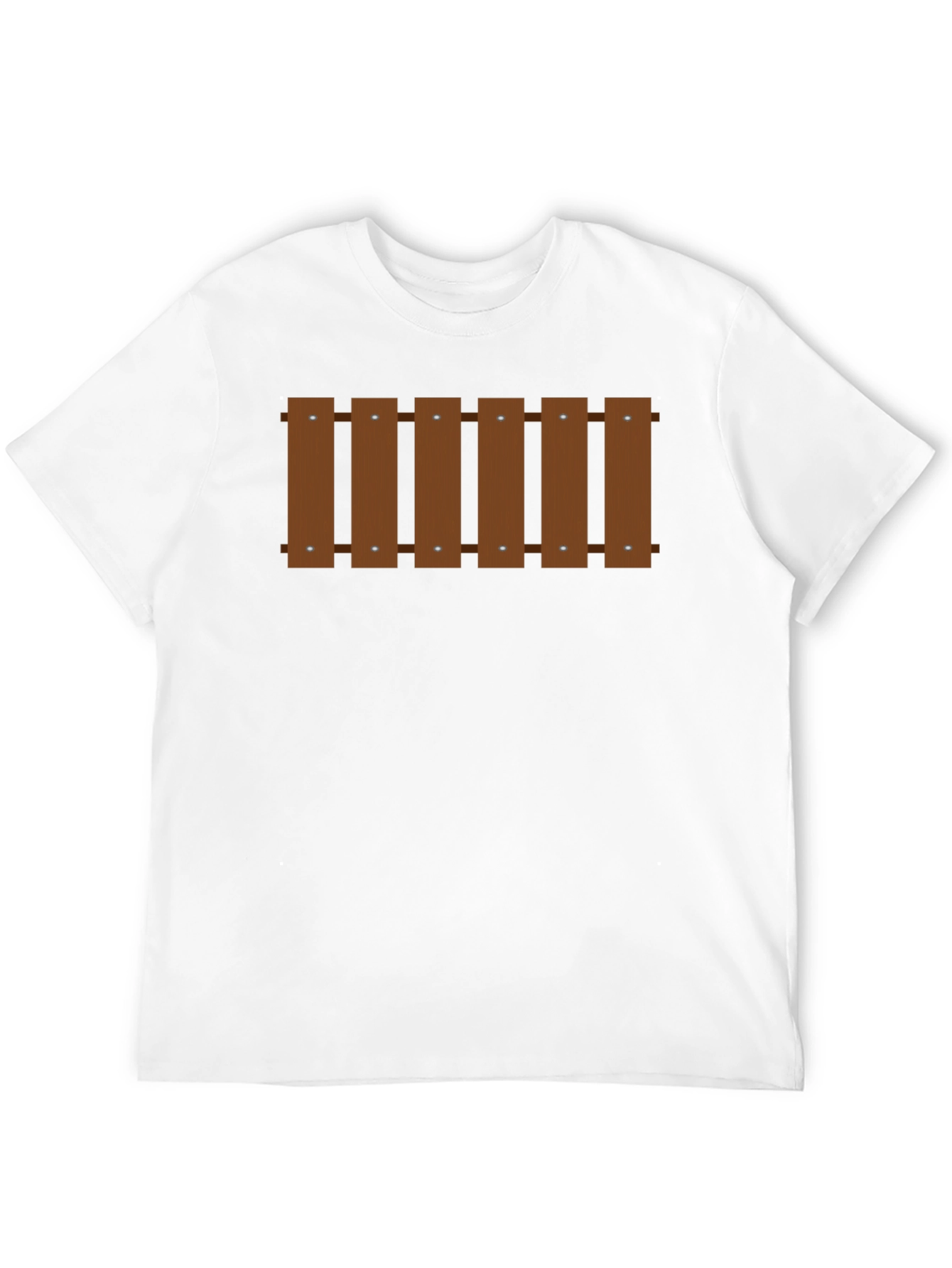 Novelty Fence Graphic T-Shirt - Black