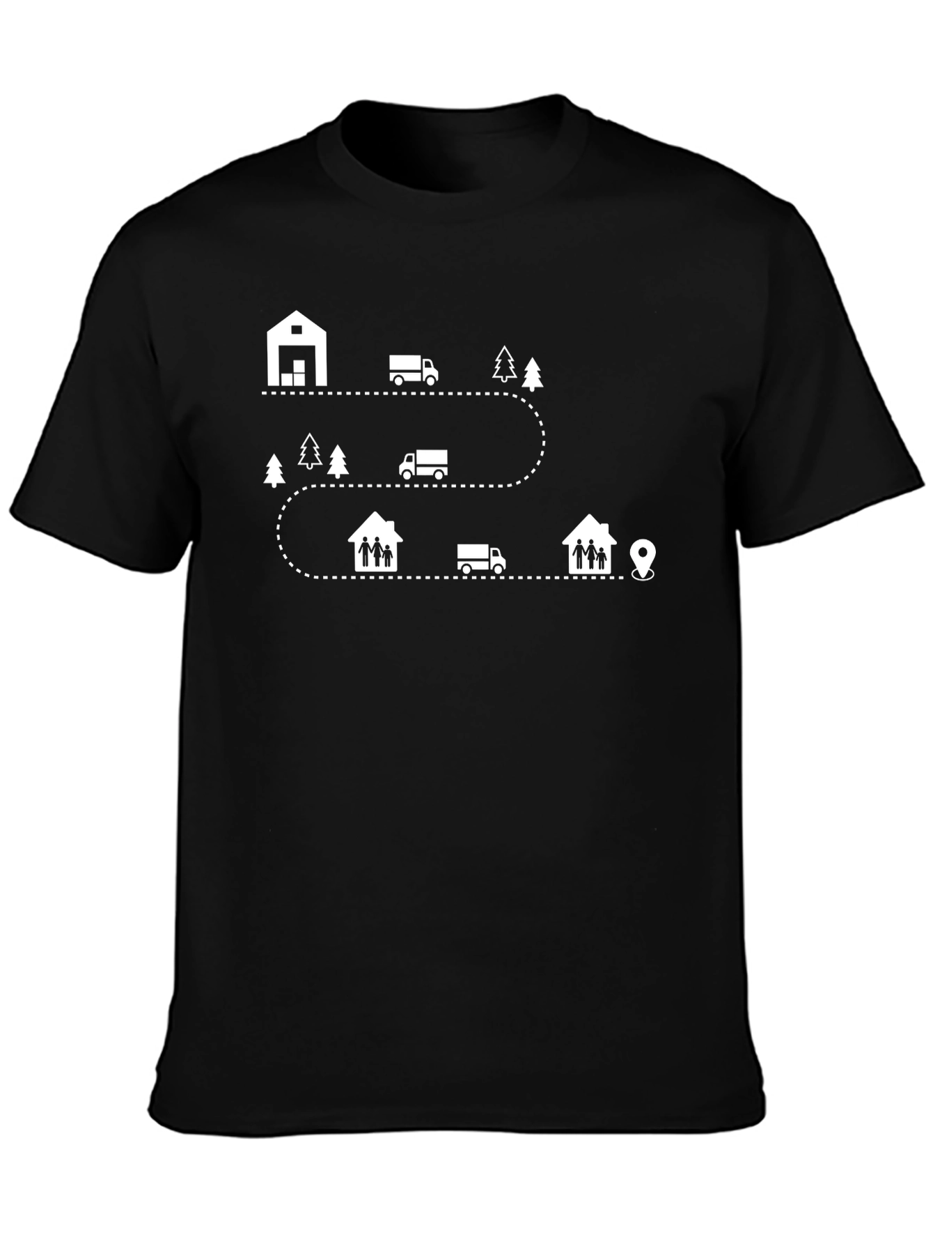 Moving Route Graphic Tee