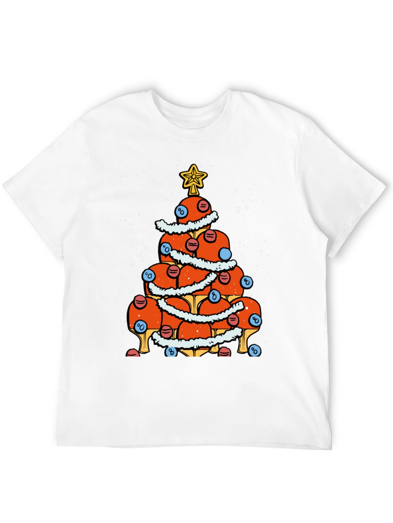 Festive Ping Pong Tree T-Shirt - Holiday Cheer