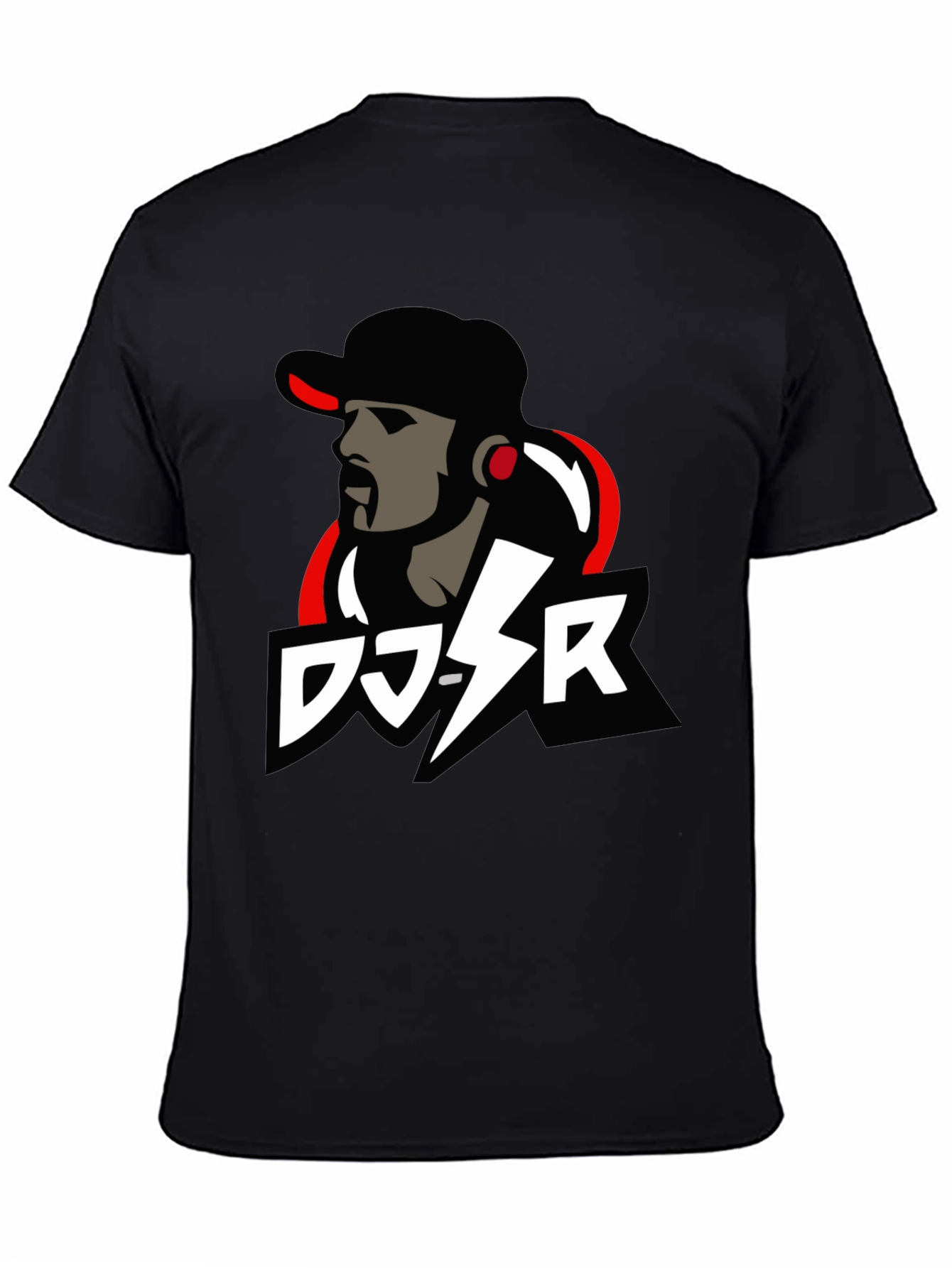 DJ-SR Graphic Tee - Cool Black T-Shirt