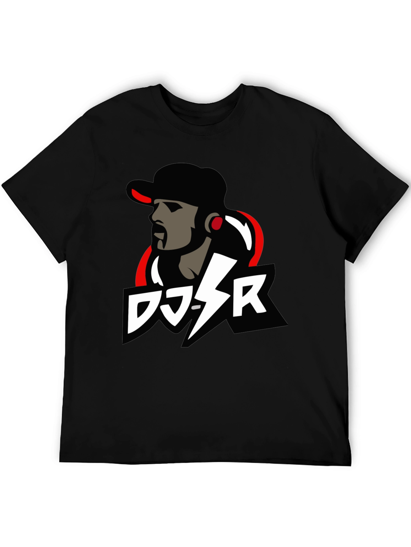 DJ-SR Graphic Tee - Cool Black T-Shirt