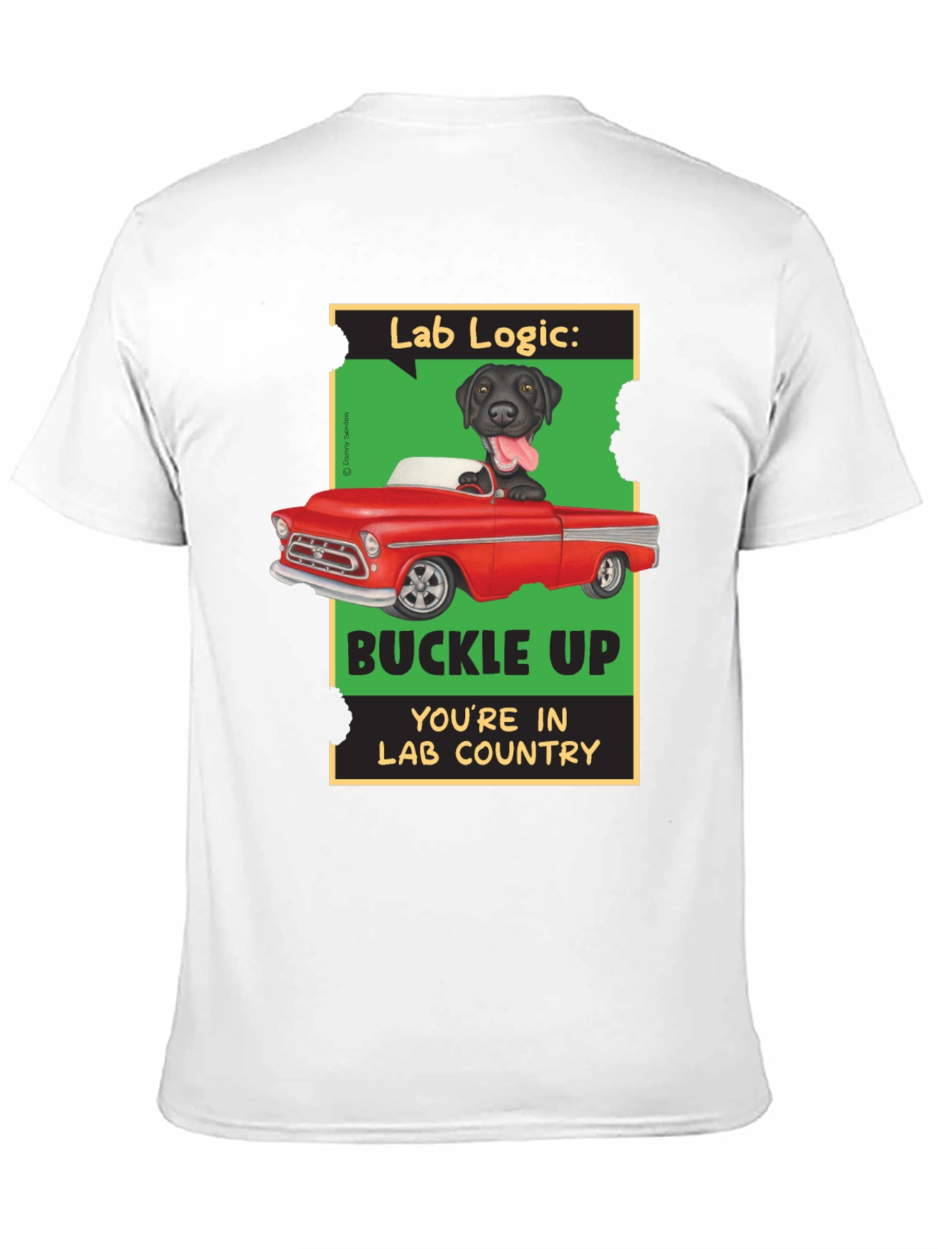 Lab Logic Dog T-Shirt Buckle Up