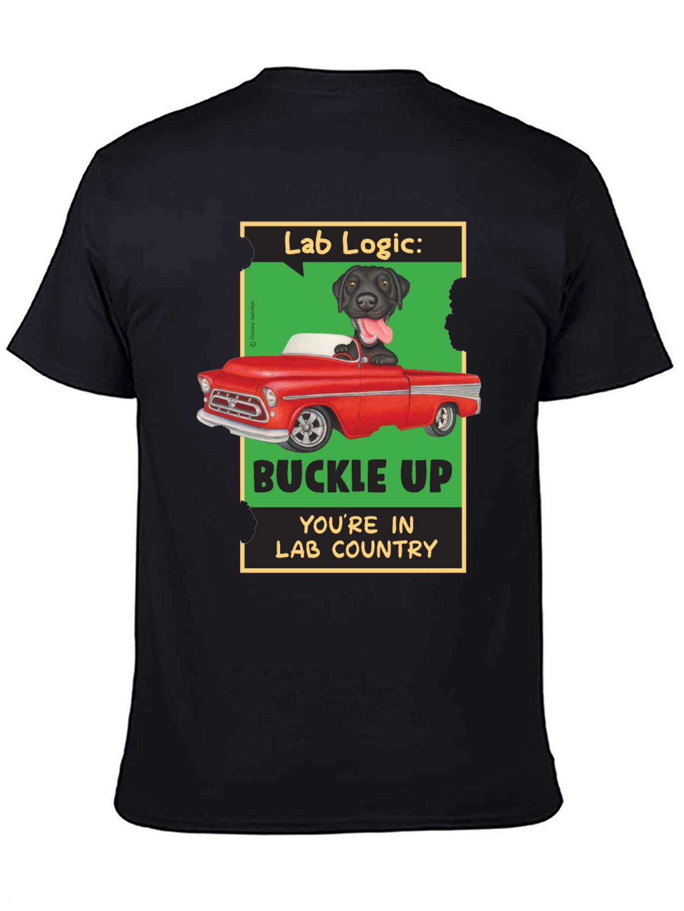 Lab Logic Dog T-Shirt Buckle Up