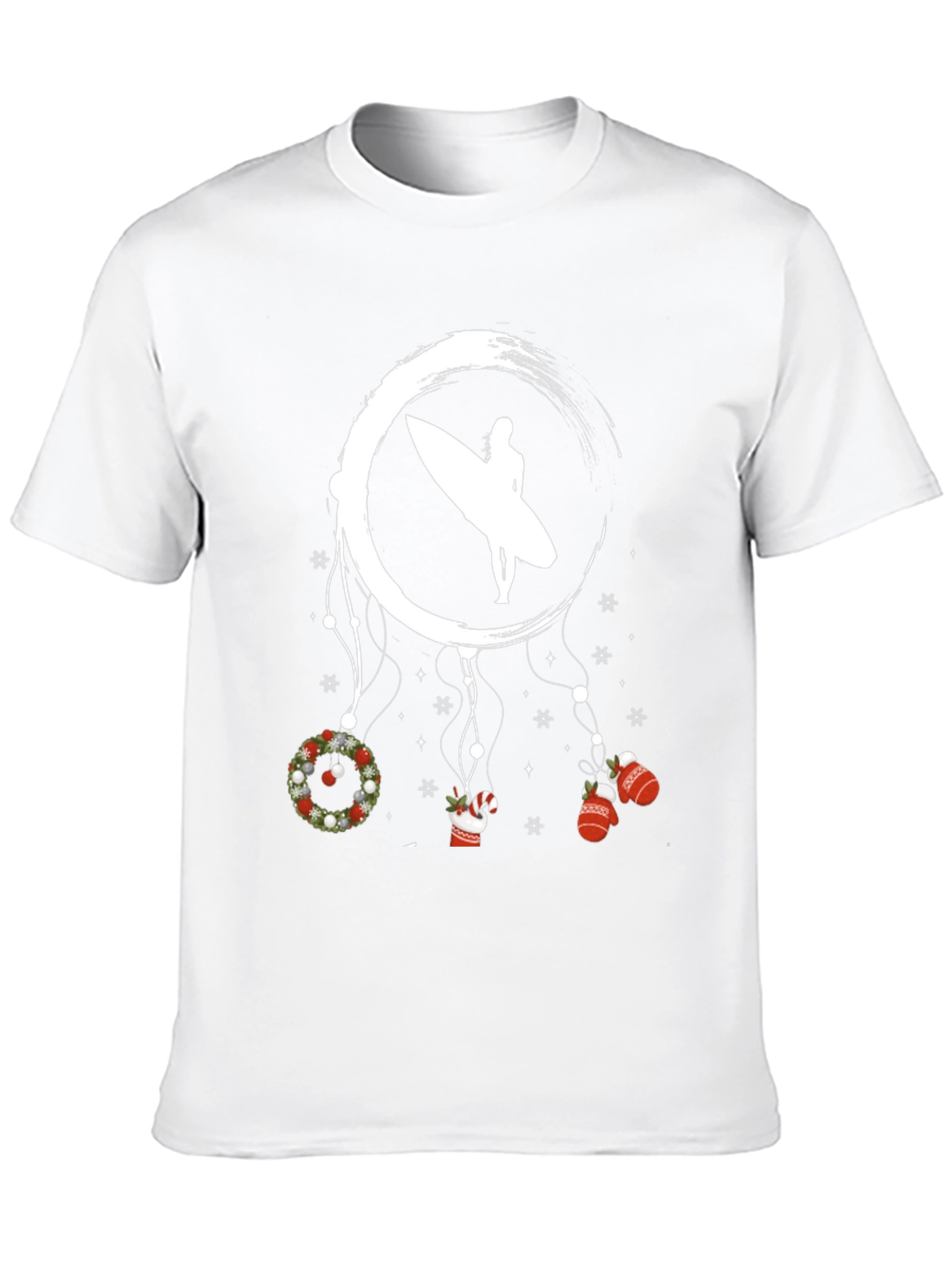 Surfer Christmas Dreamcatcher T-Shirt
