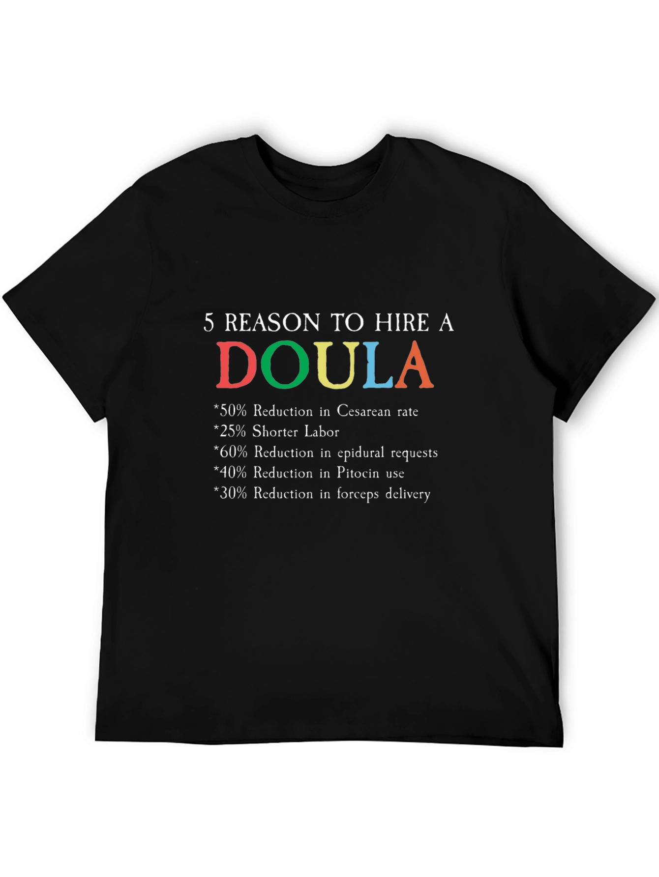 Doula Reasons Graphic T-Shirt