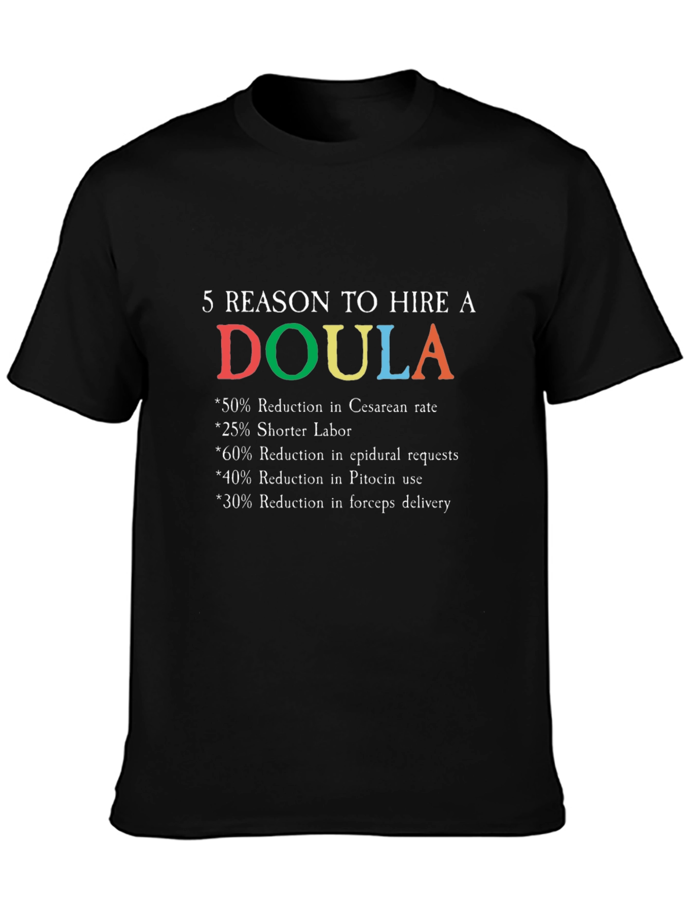 Doula Reasons Graphic T-Shirt
