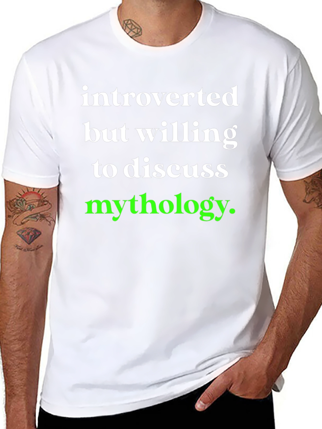 Introverted Mythology T-Shirt: Comfortable Cotton Tee