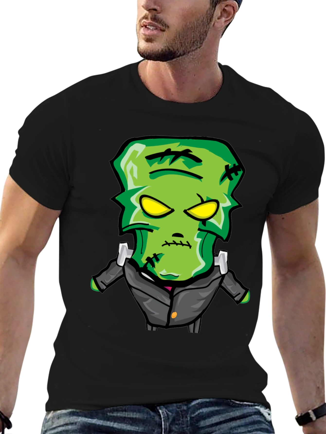 Cartoon Frankenstein Monster Graphic Tee
