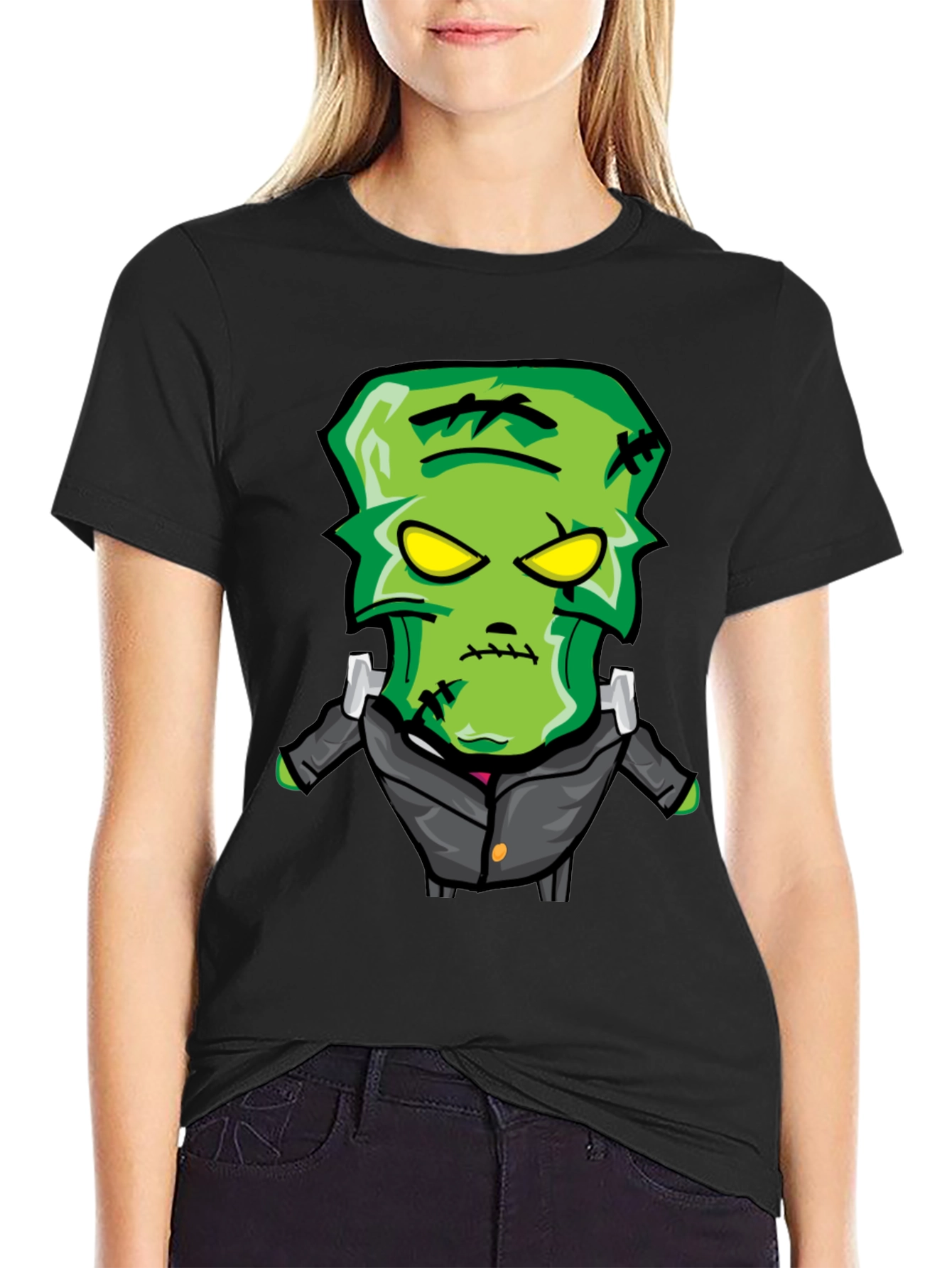 Cartoon Frankenstein Monster Graphic Tee