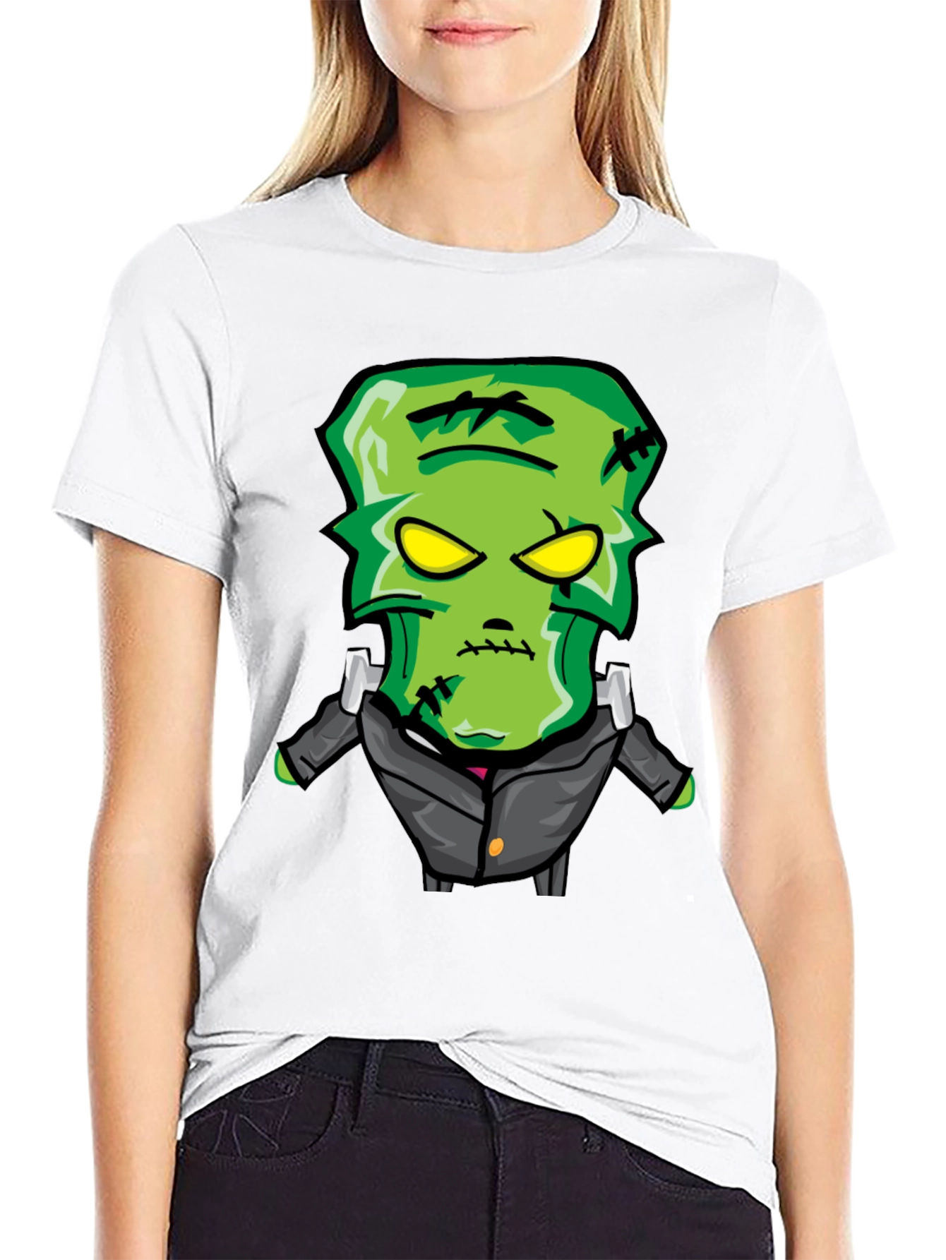 Cartoon Frankenstein Monster Graphic Tee